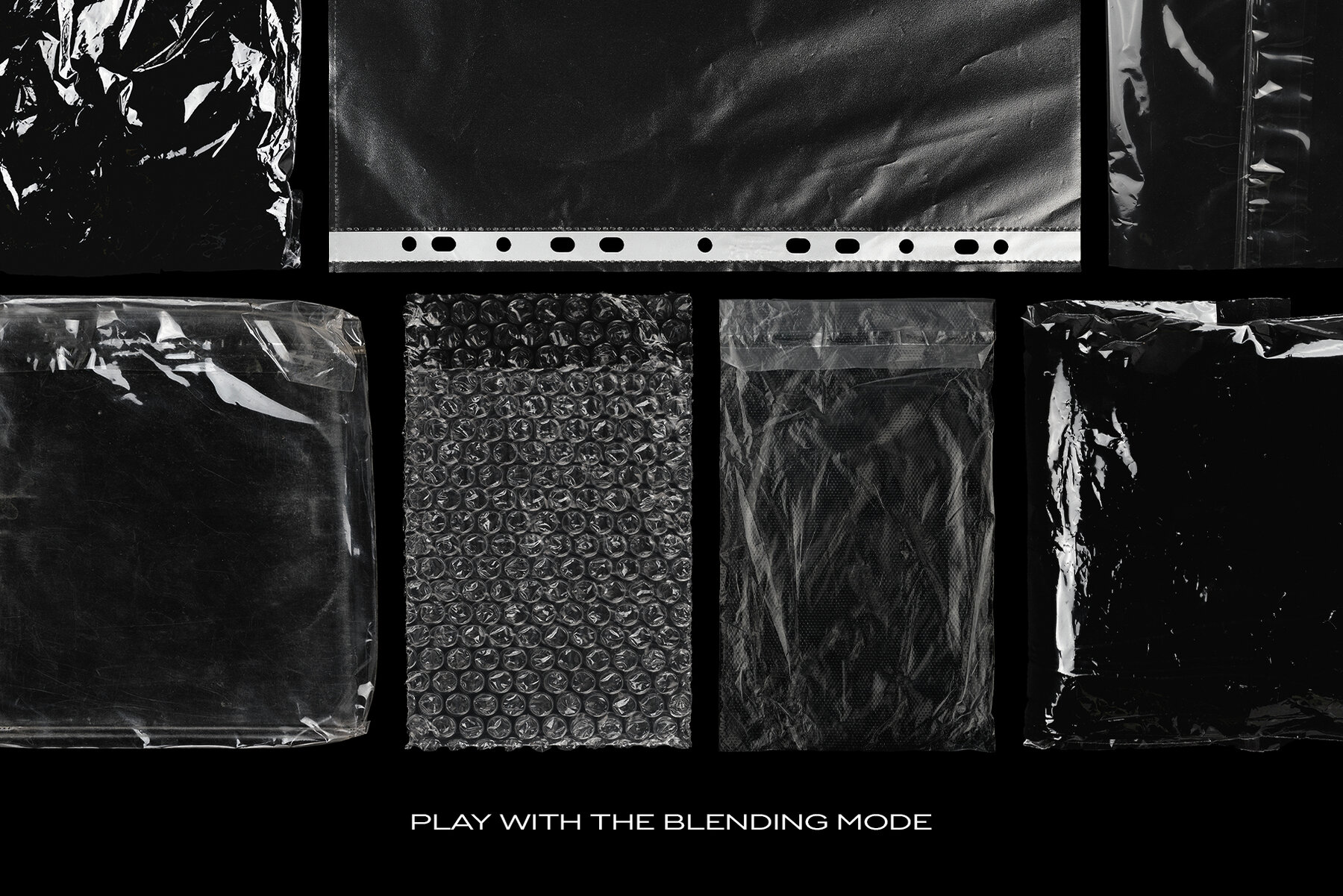 Plastic Bags Texture Branding Bundle 14