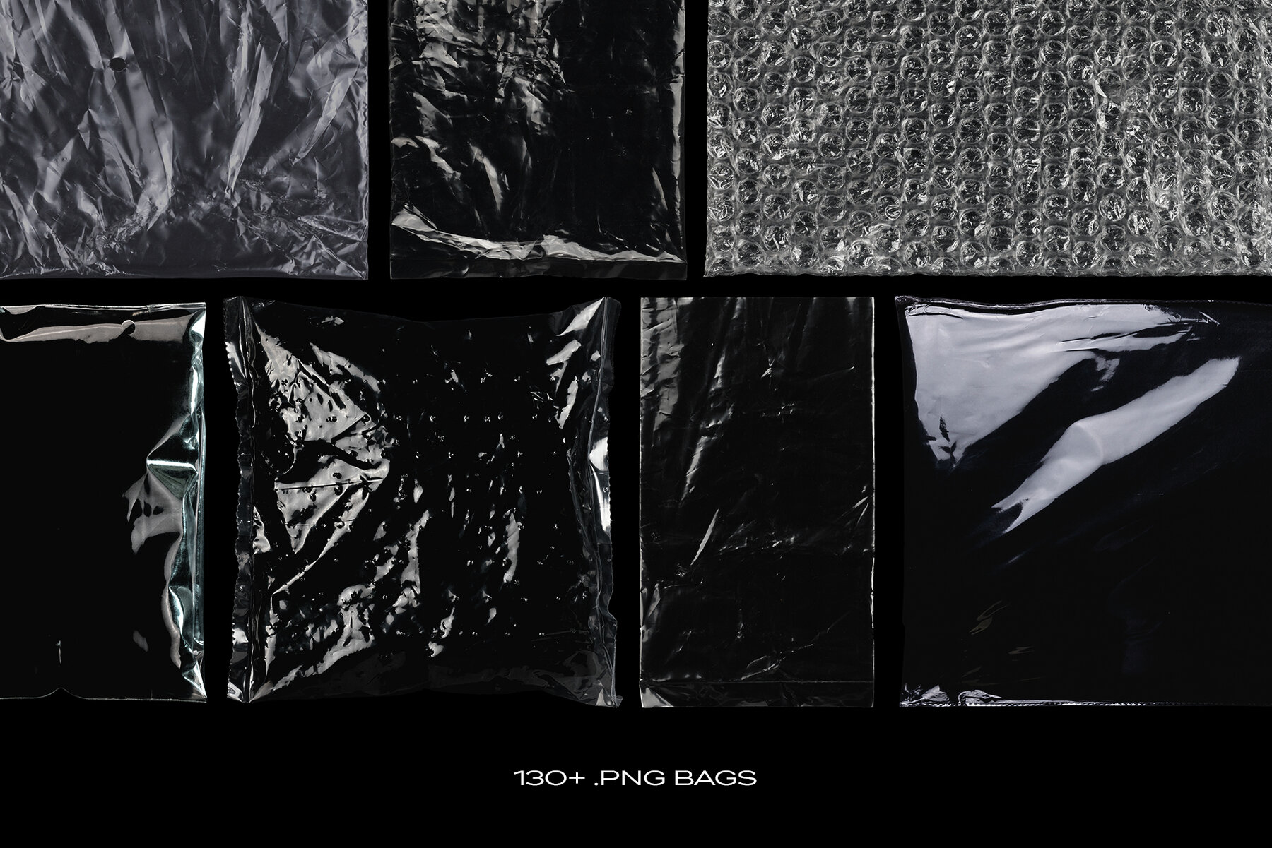 Plastic Bags Texture Branding Bundle 17