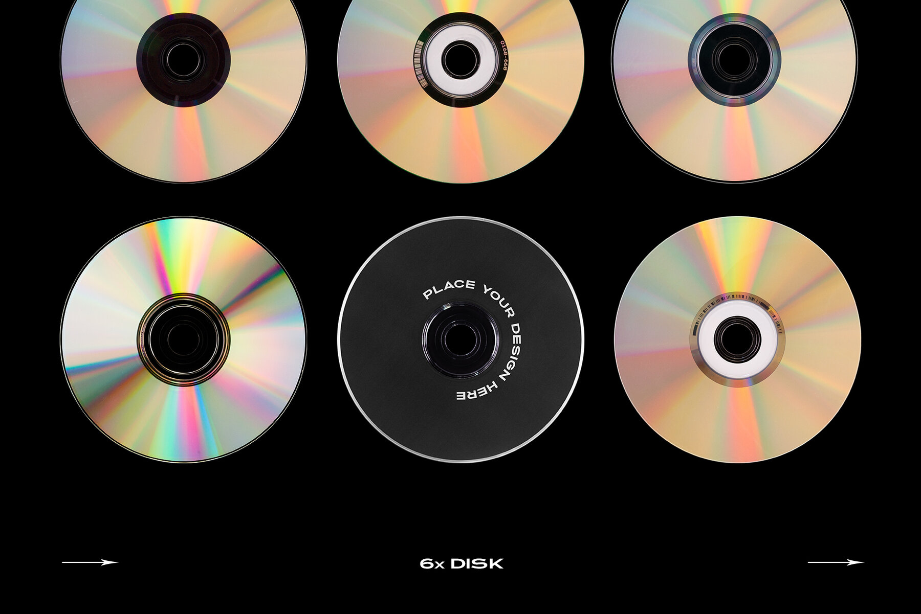 DVD Case Mockup Template Bundle Disc 8