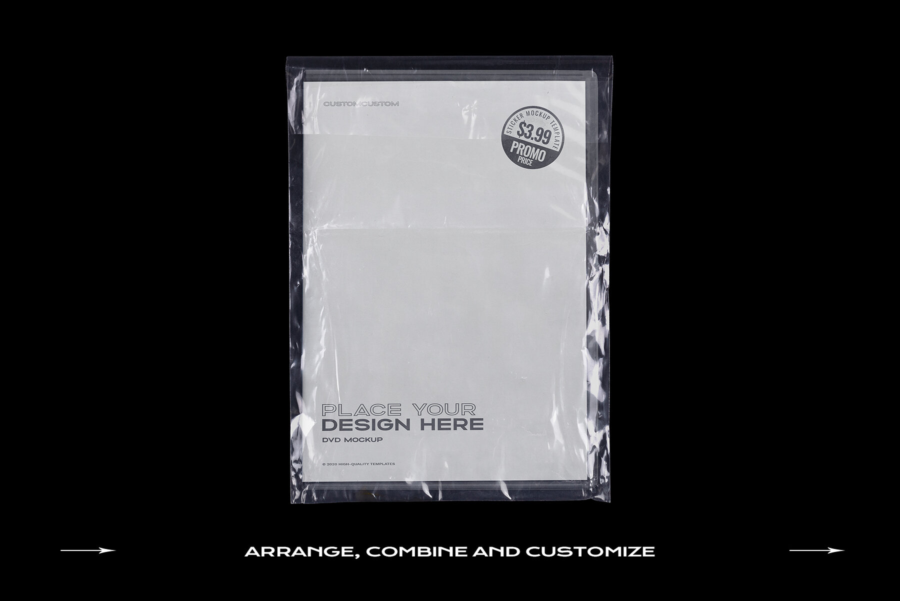 DVD Case Mockup Template Bundle Disc 12