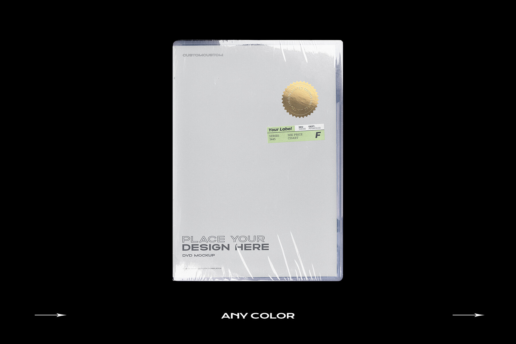 DVD Case Mockup Template Bundle Disc 18