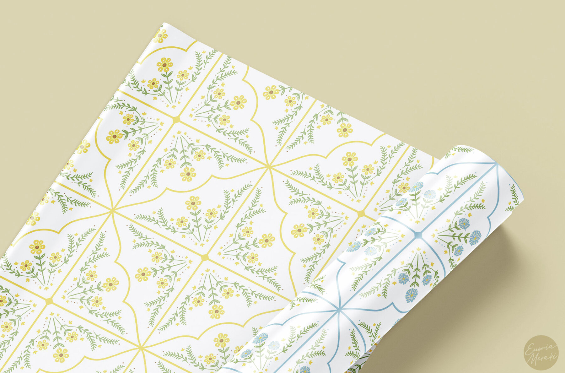 Cottagecore Tiles Pattern Set 6