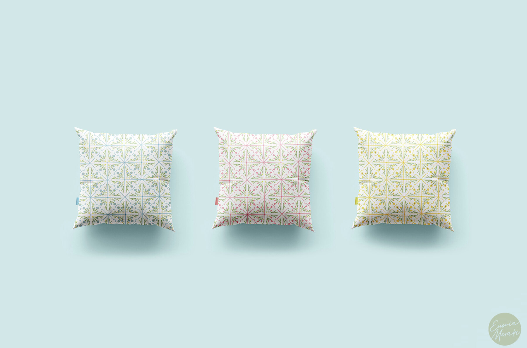 Cottagecore Tiles Pattern Set 8