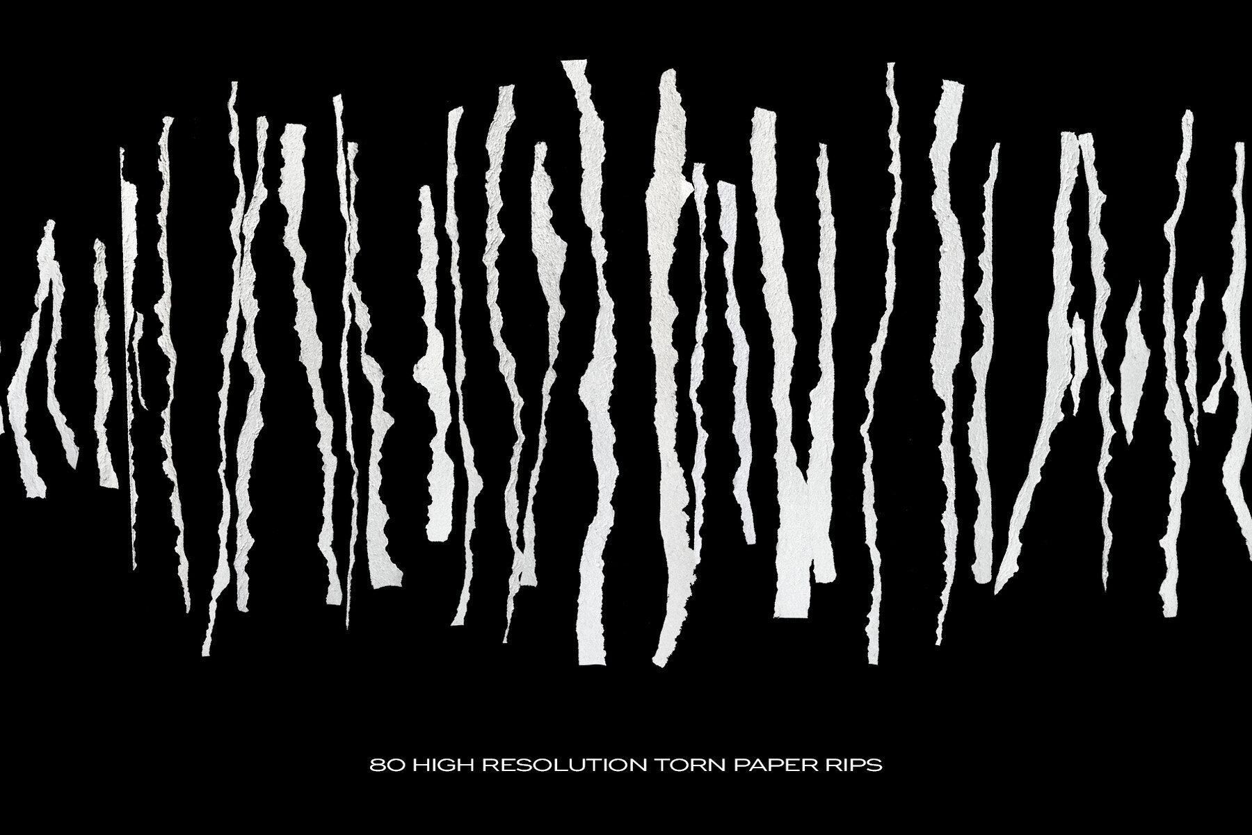 Ripped Torn Paper Transparent Rips Texture Bundle 2