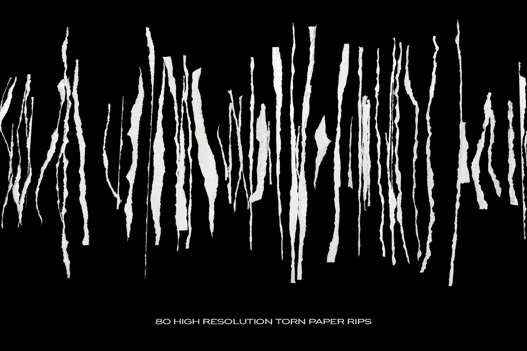 Ripped Torn Paper Transparent Rips Texture Bundle 3