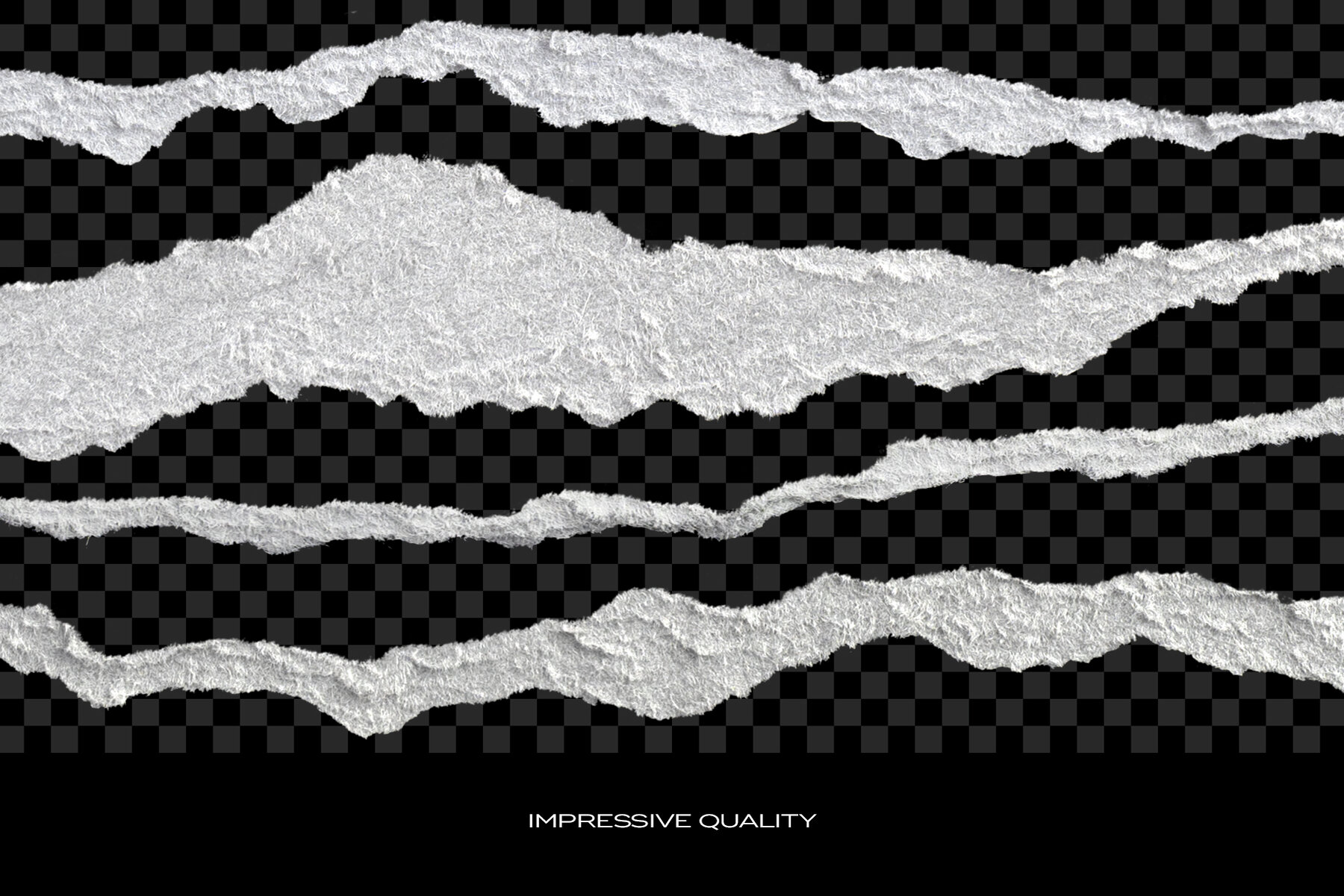Ripped Torn Paper Transparent Rips Texture Bundle 9
