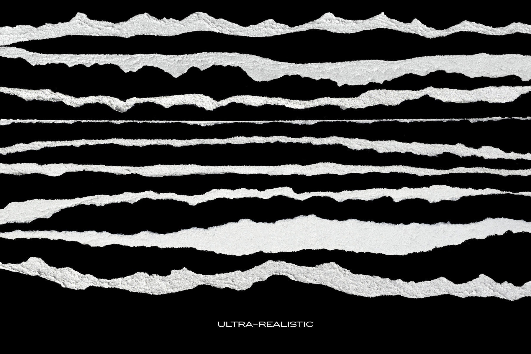 Ripped Torn Paper Transparent Rips Texture Bundle 12