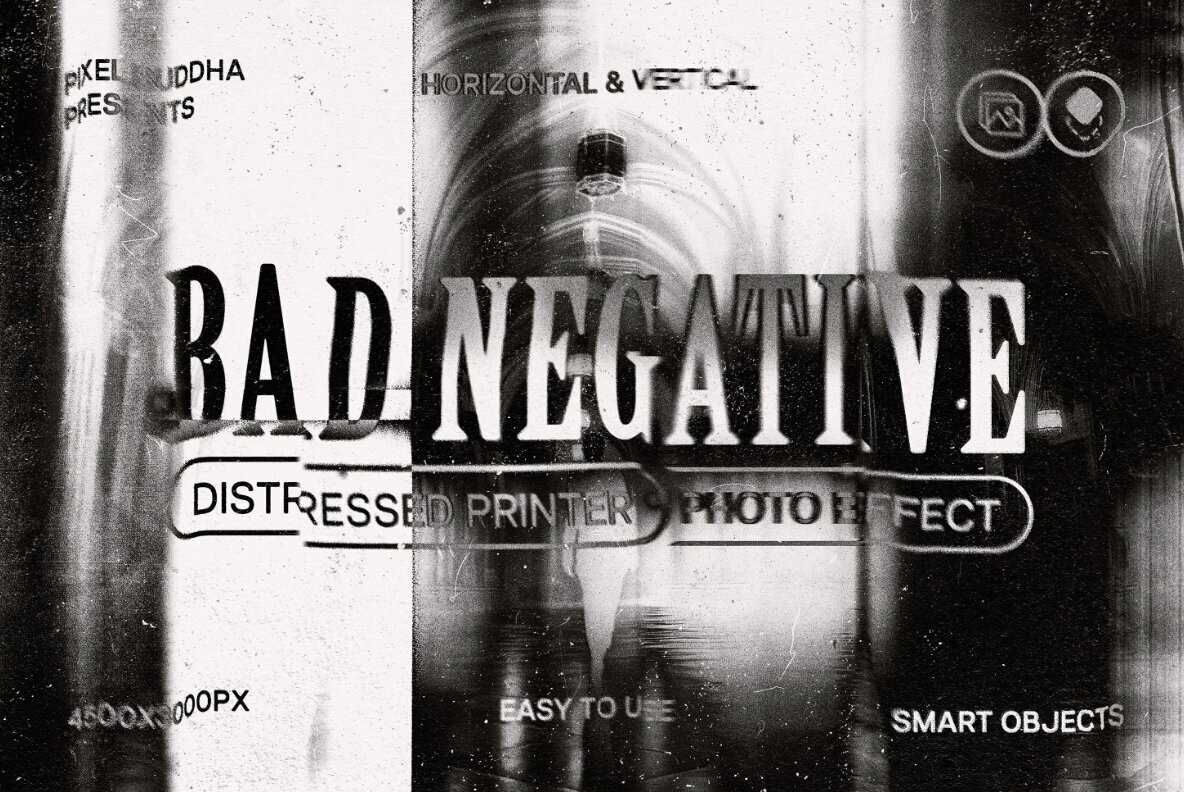 Negative Printer Photo Effect 1