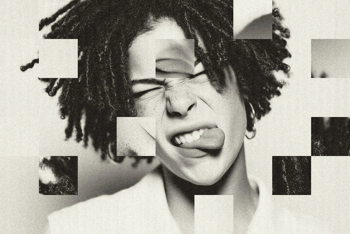 Vintage Fragments Photo Effect 3