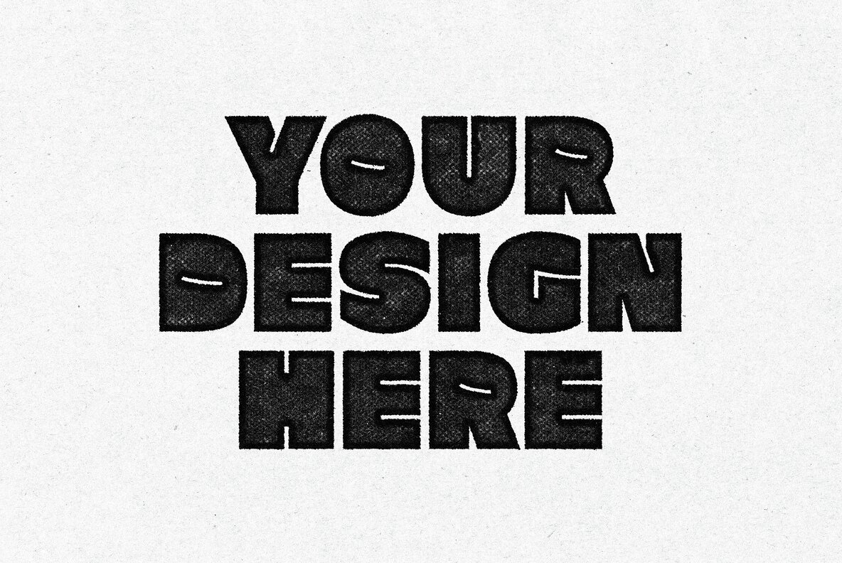 Stamp Print Effect 5