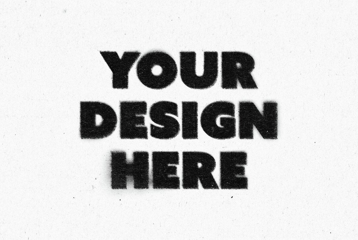 Dirty Stamp Text and Logo Effect 6