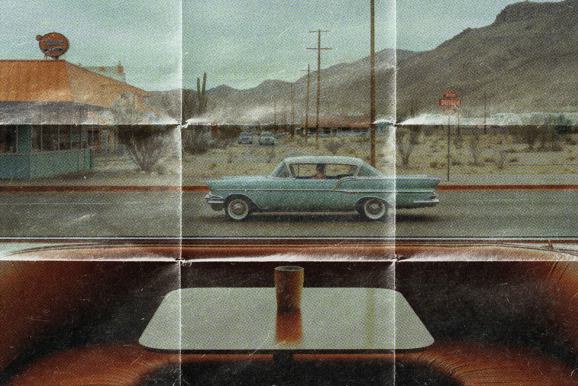 Folded Paper Retro Effect 5