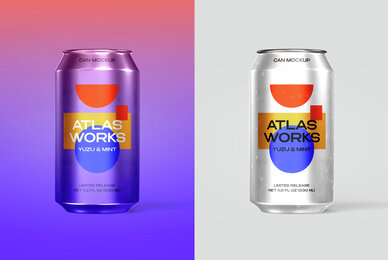 330ml Can Mockup