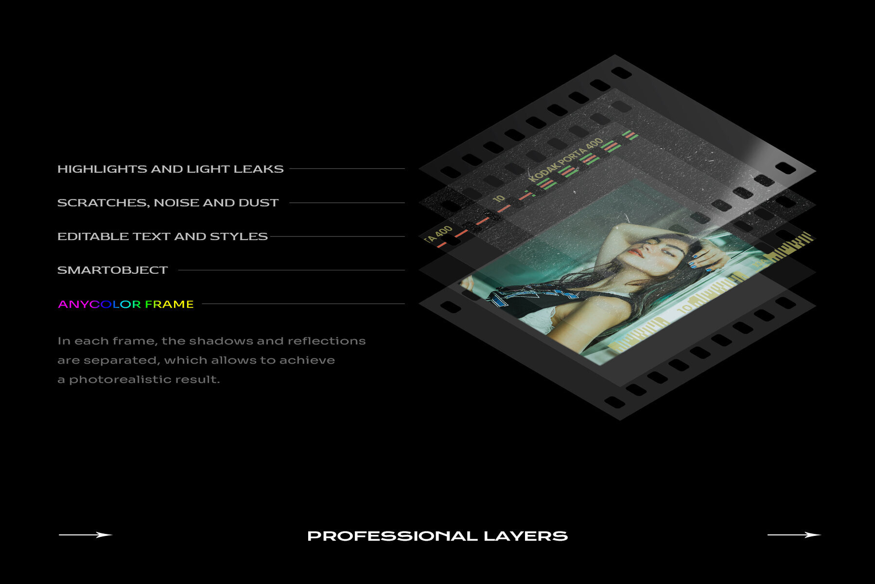 Film Frame Mockup Template Mini Pack 2