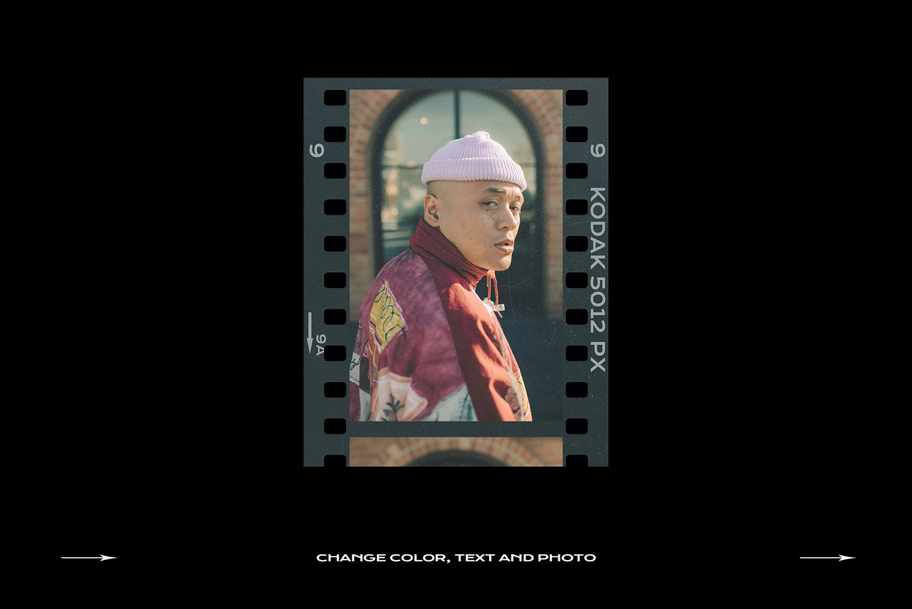 Film Frame Mockup Template Mini Pack 4