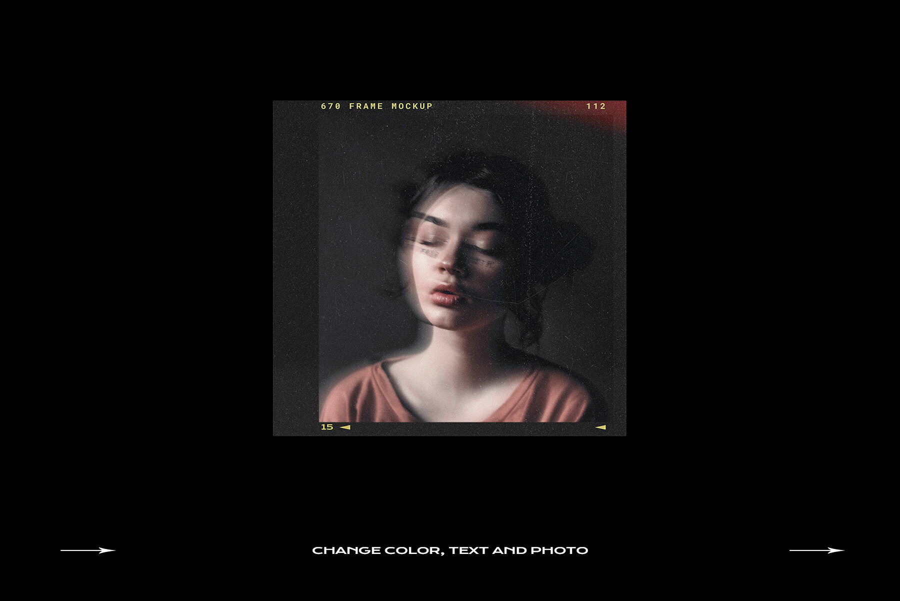 Film Frame Mockup Template Mini Pack 11