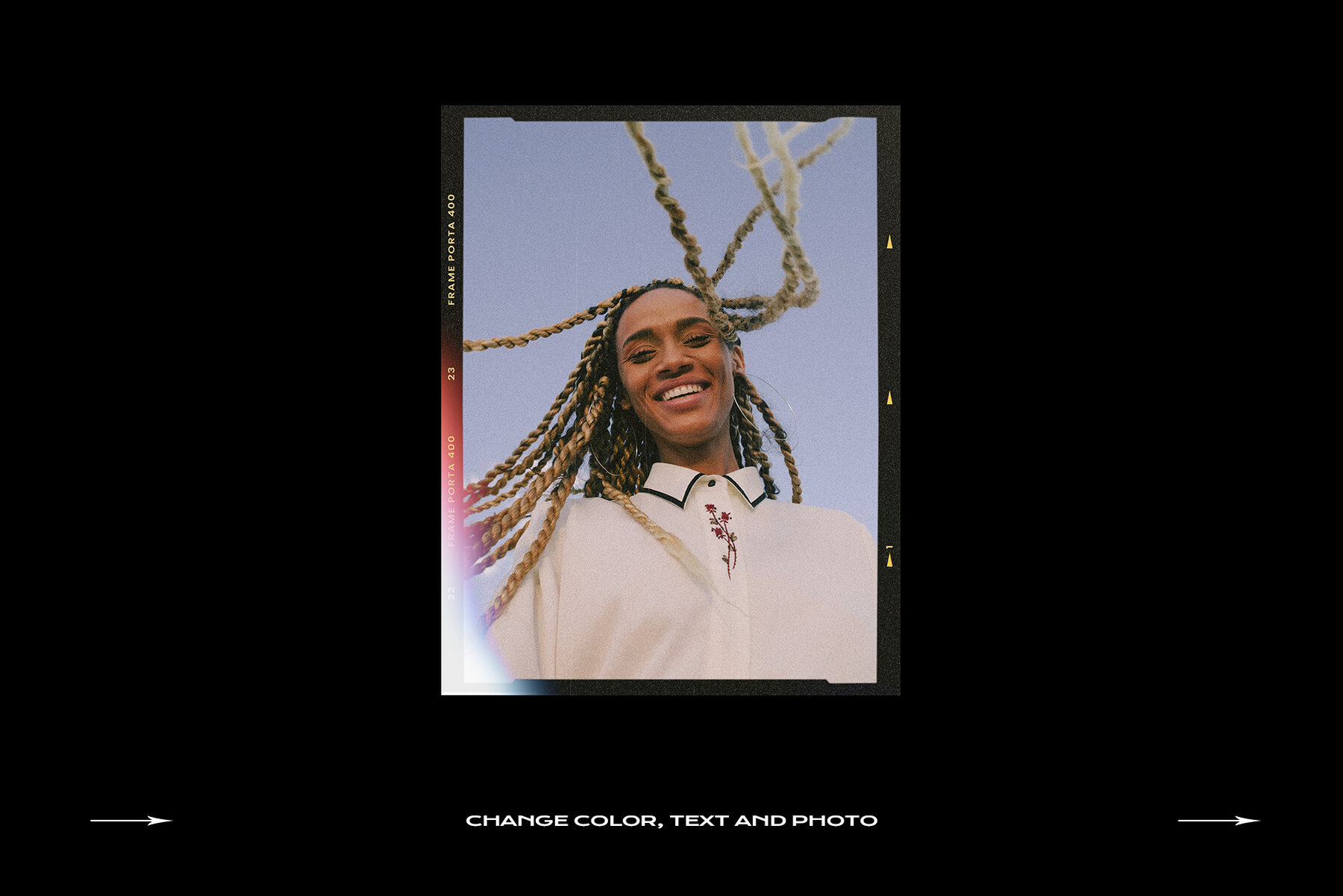 Film Frame Mockup Template Mini Pack 30