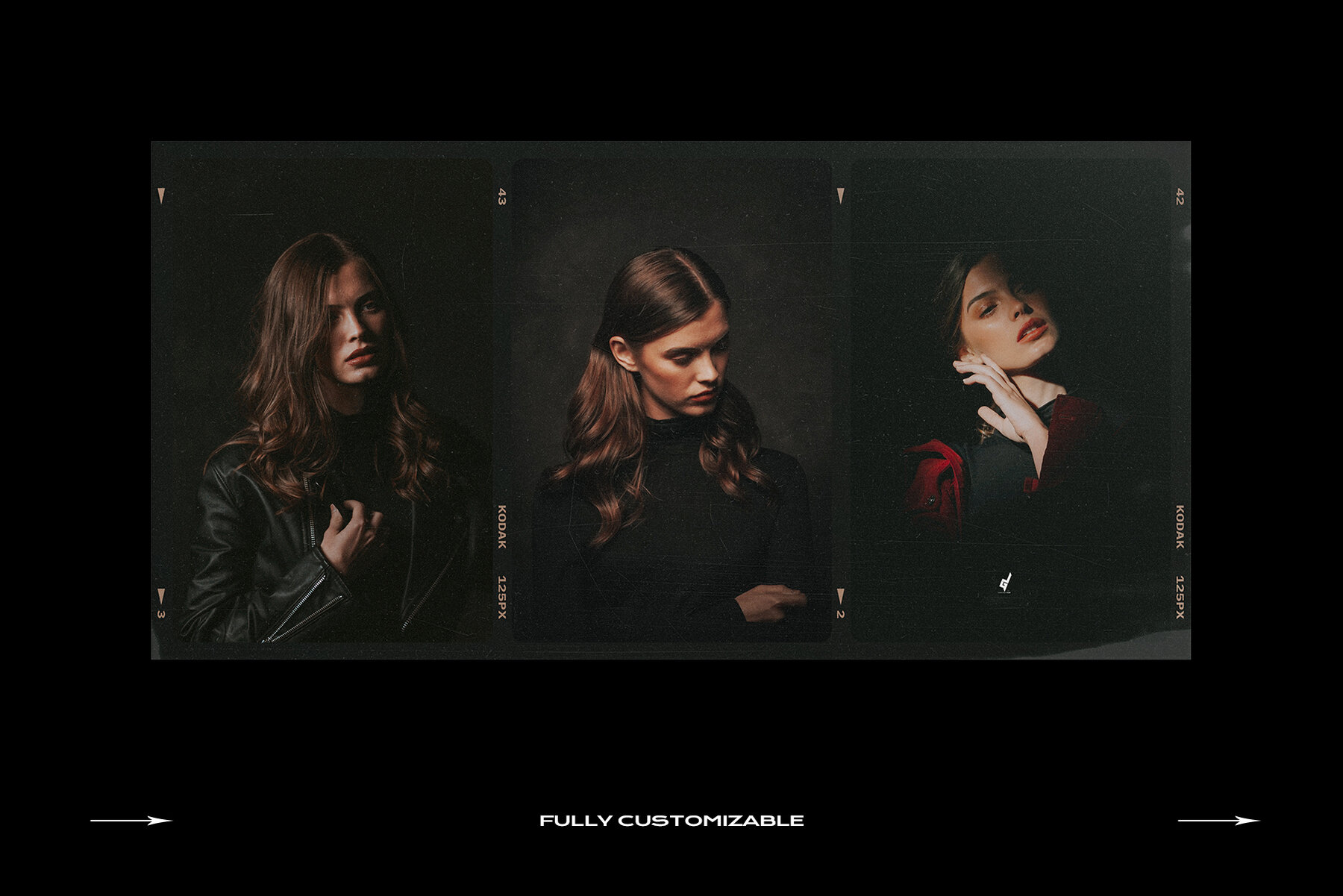 Film Frame Mockup Template Mini Pack 31