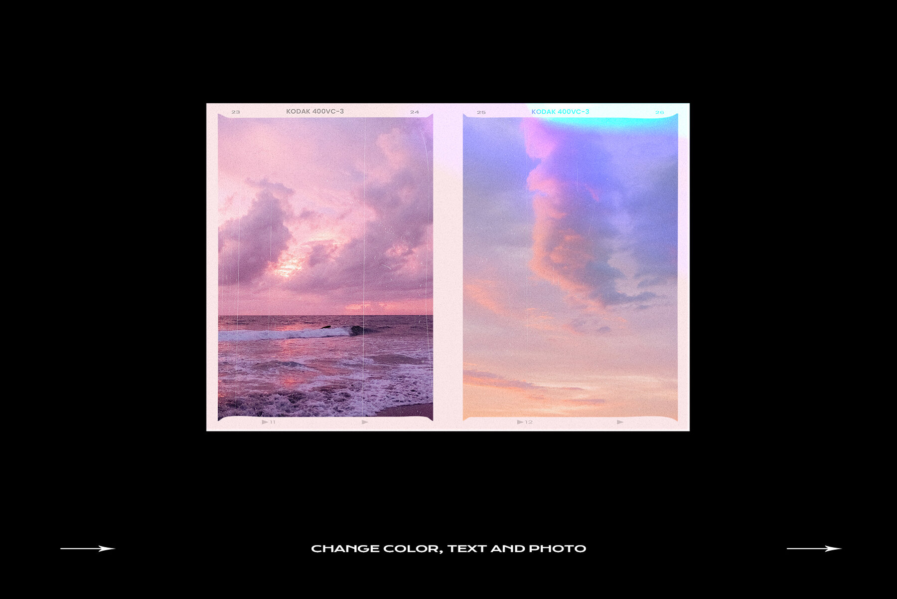 Film Frame Mockup Template Mini Pack 33