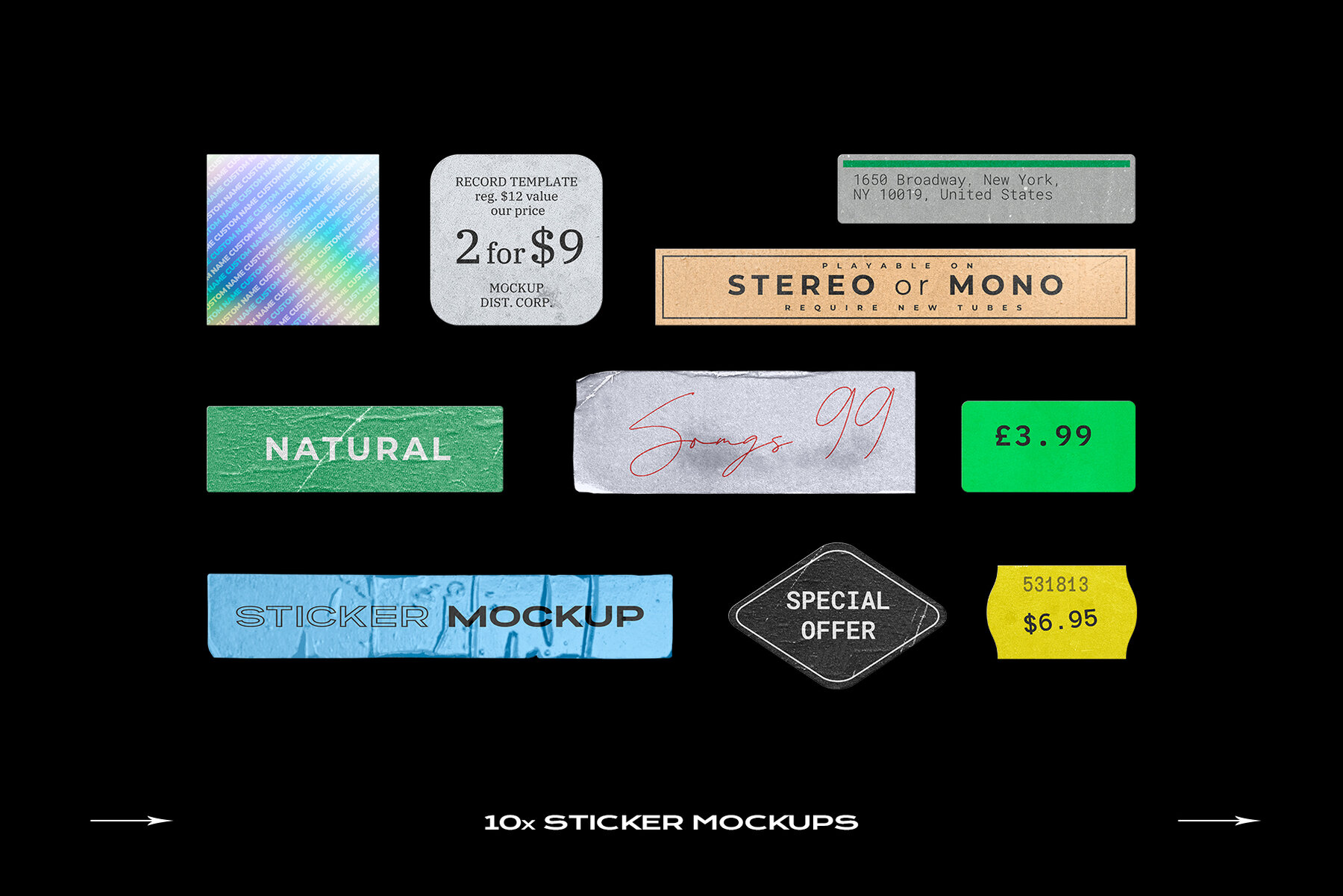 Cassette Tape Mockup Bundle Plastic 5