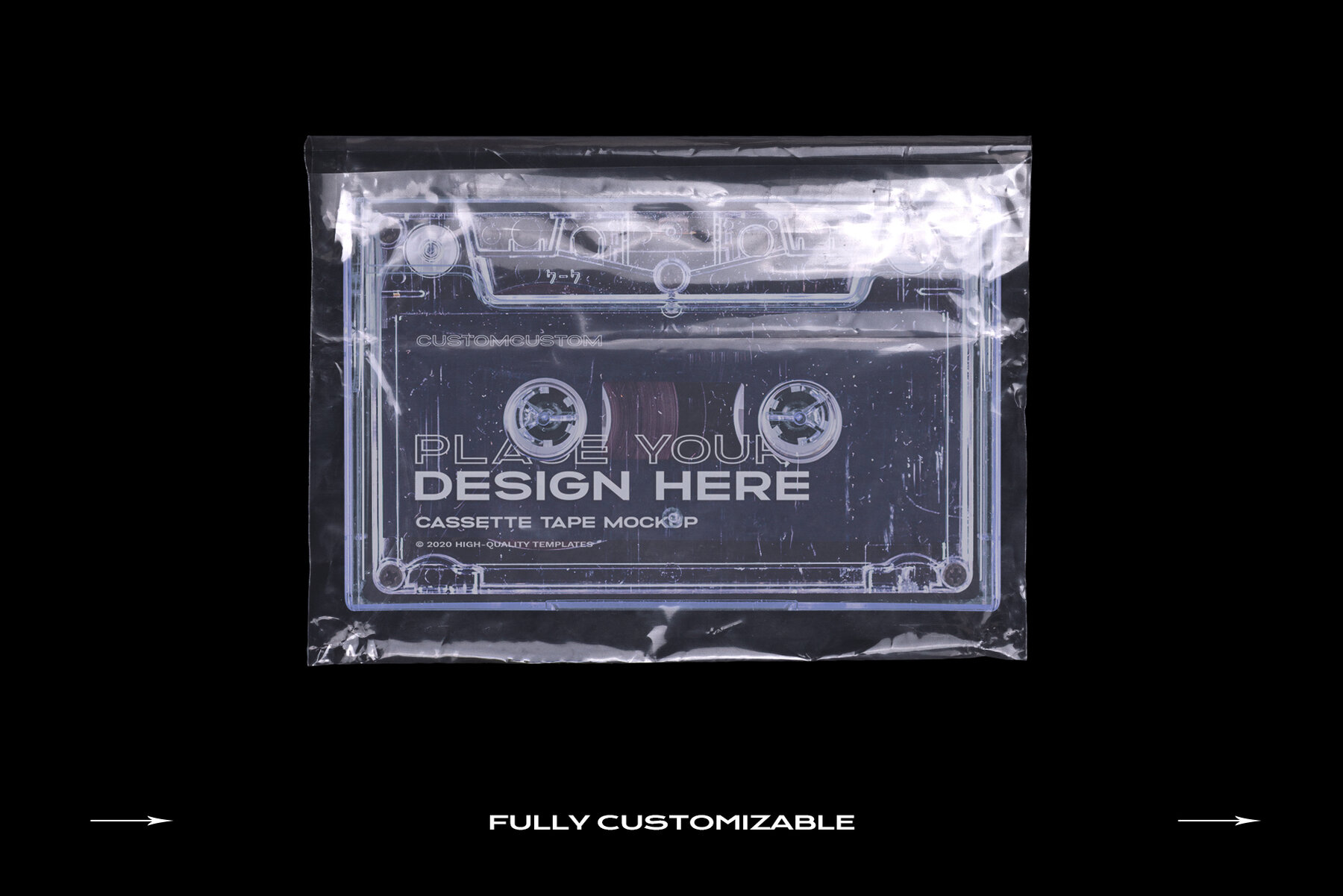 Cassette Tape Mockup Bundle Plastic 12