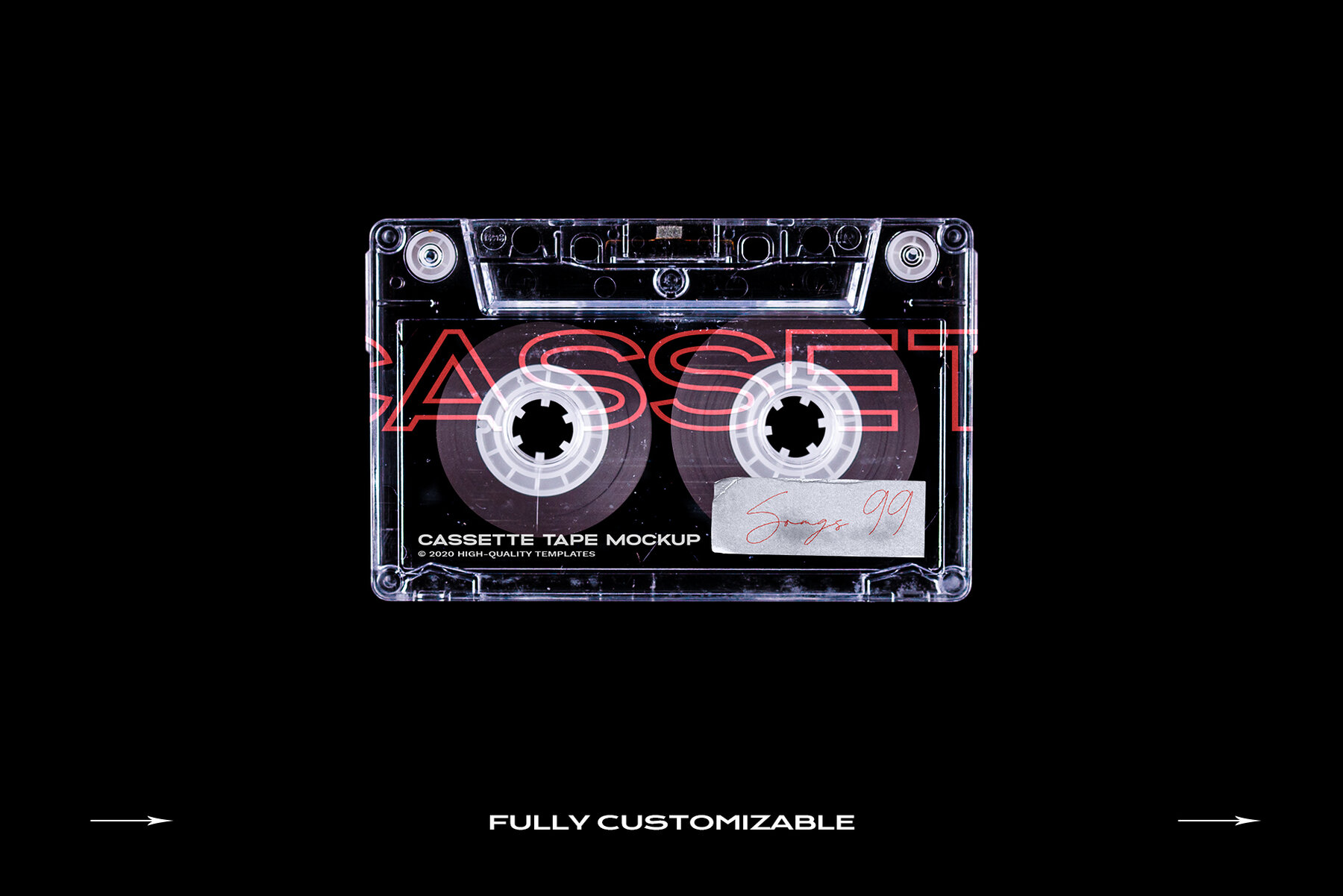 Cassette Tape Mockup Bundle Plastic 25