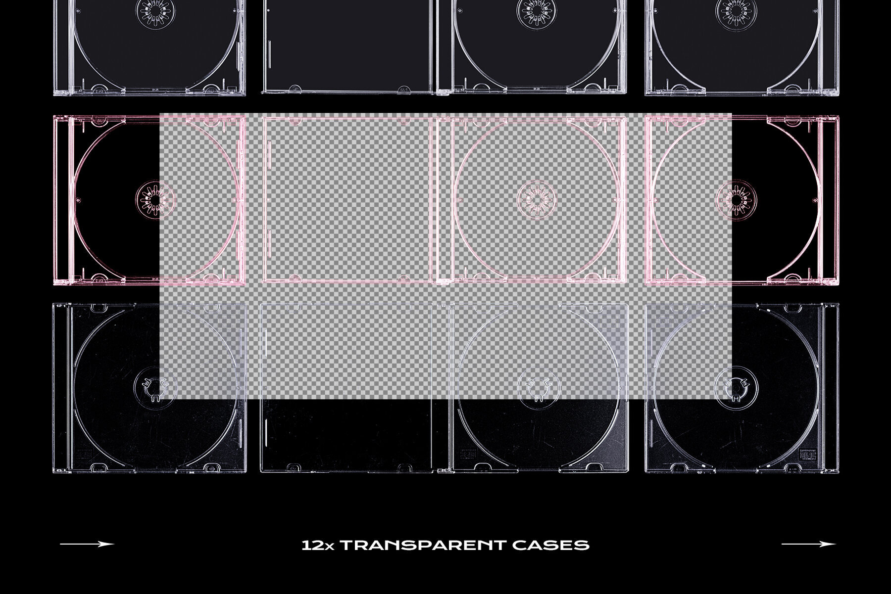 CD Case Mockup Template Bundle Disc 2