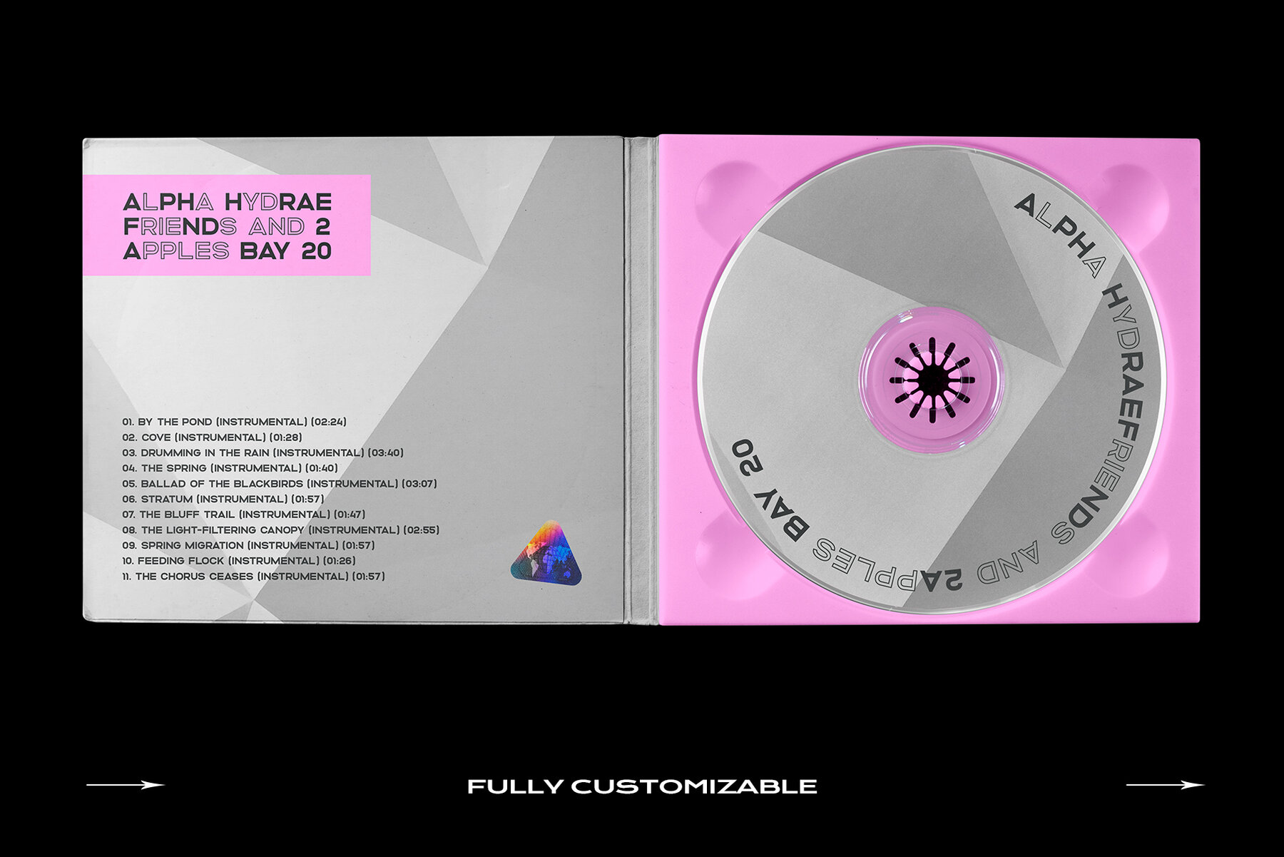 CD Case Mockup Template Bundle Disc 13