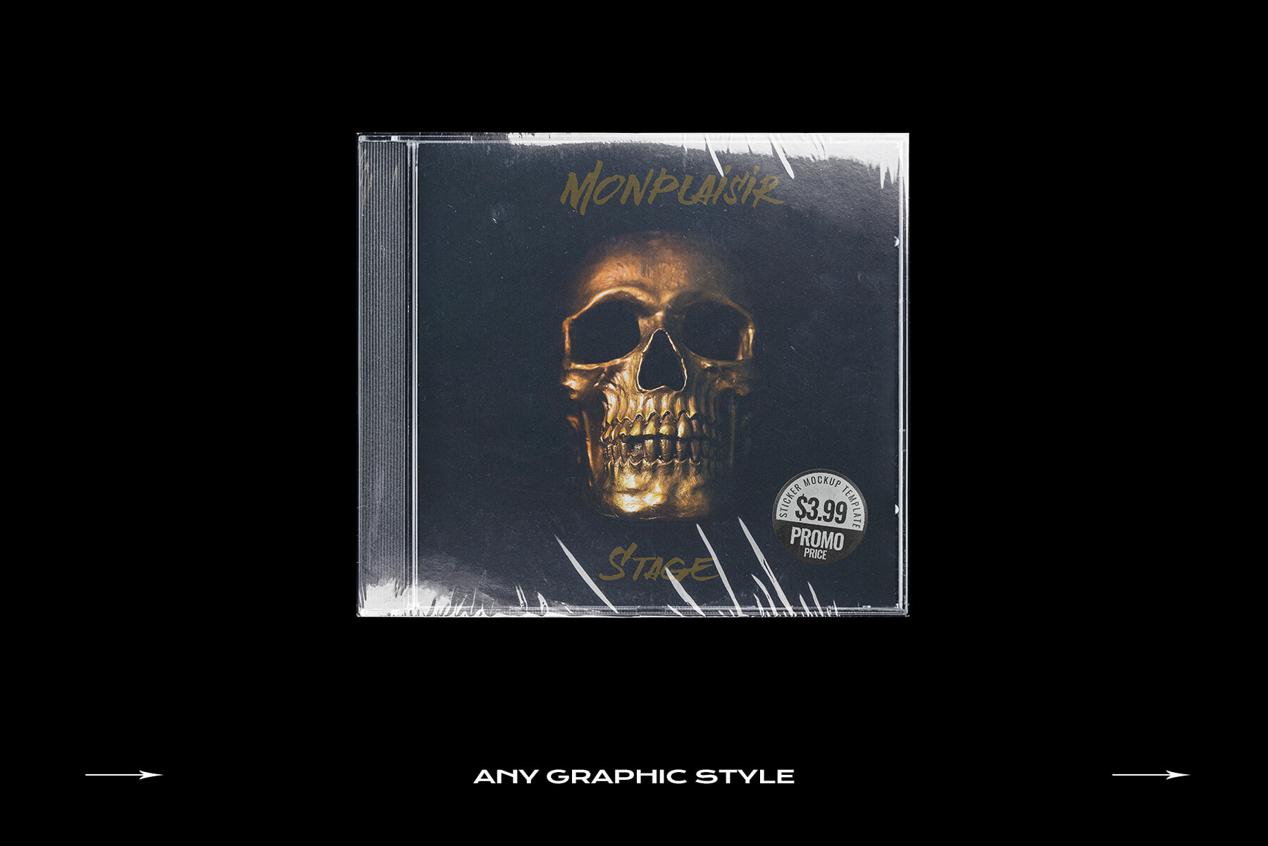 CD Case Mockup Template Bundle Disc 14