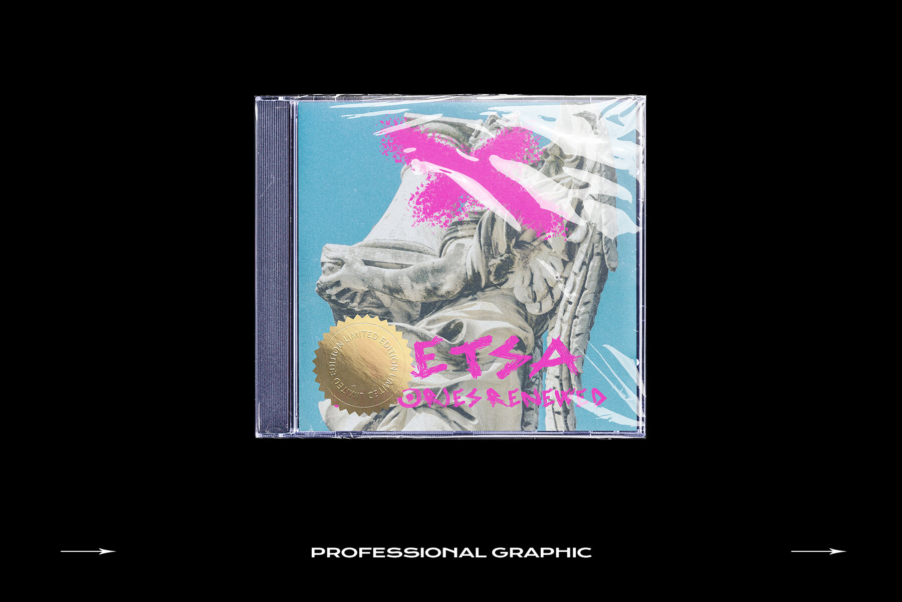 CD Case Mockup Template Bundle Disc 17