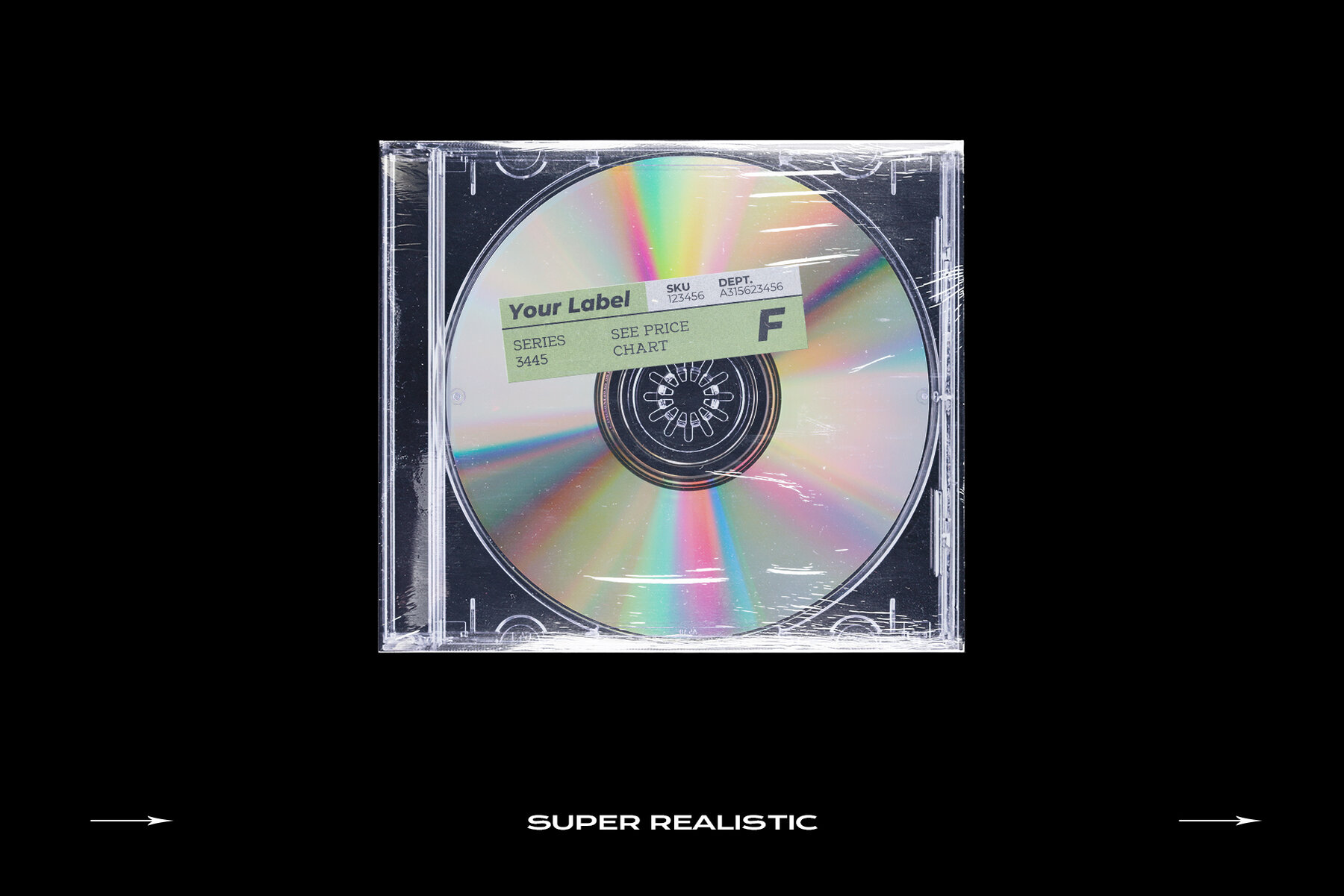 CD Case Mockup Template Bundle Disc 23