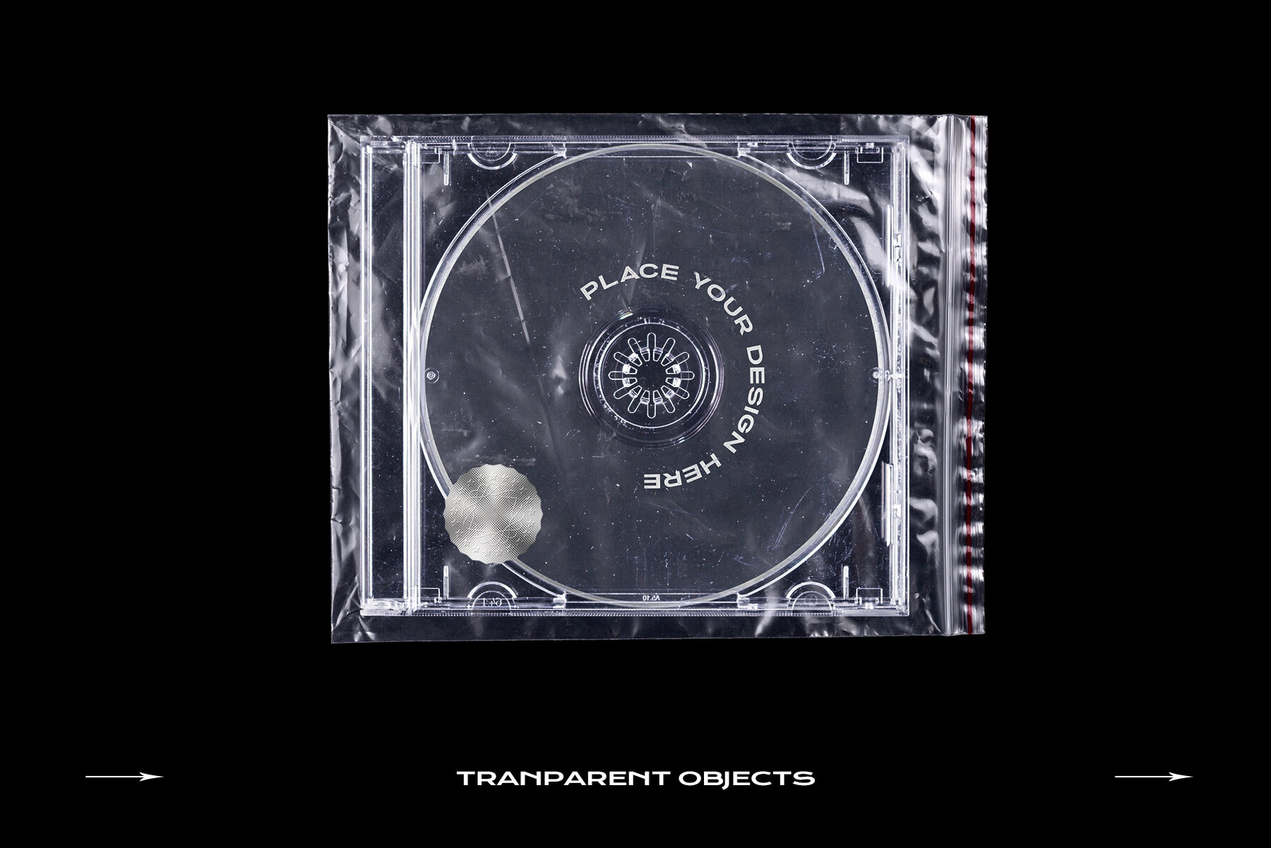 CD Case Mockup Template Bundle Disc 24