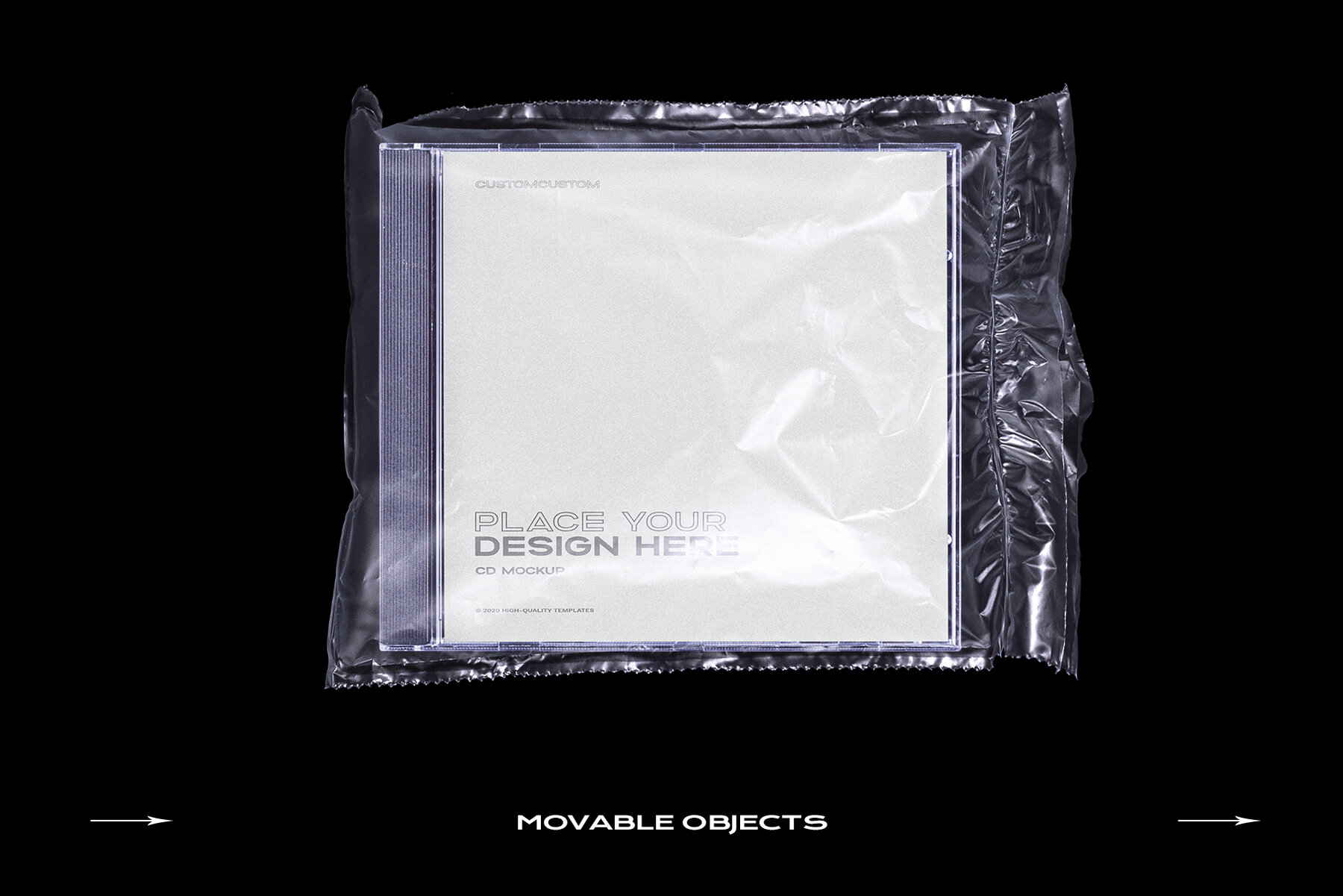 CD Case Mockup Template Bundle Disc 25