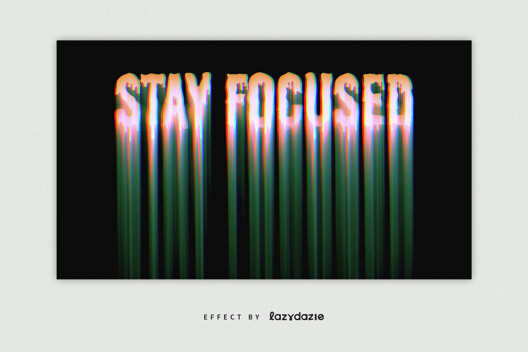 Melting Text Effect Mockup 5