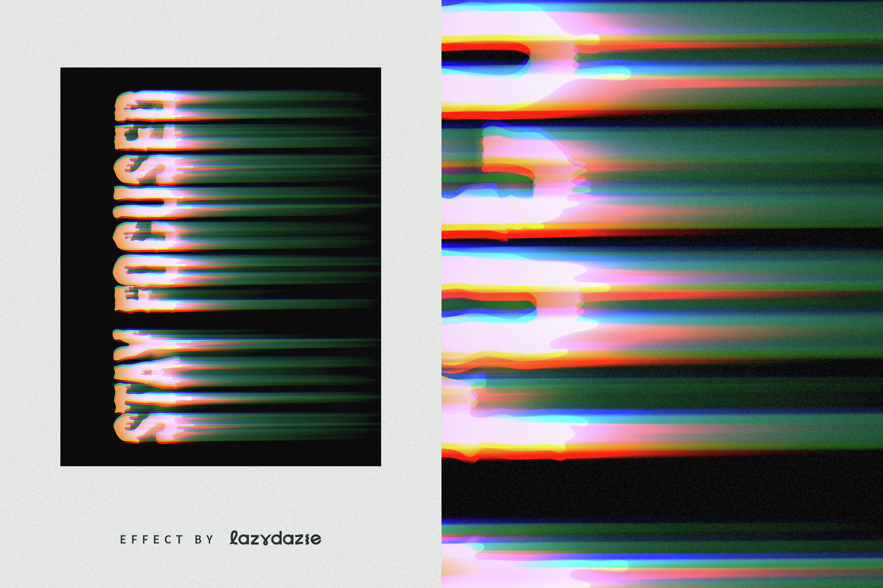 Melting Text Effect Mockup 6