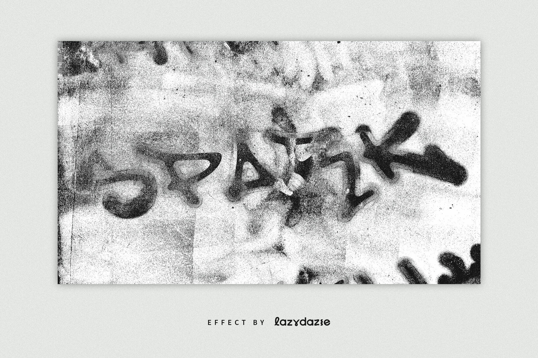 Grunge Graffiti Text Effect Mockup 2