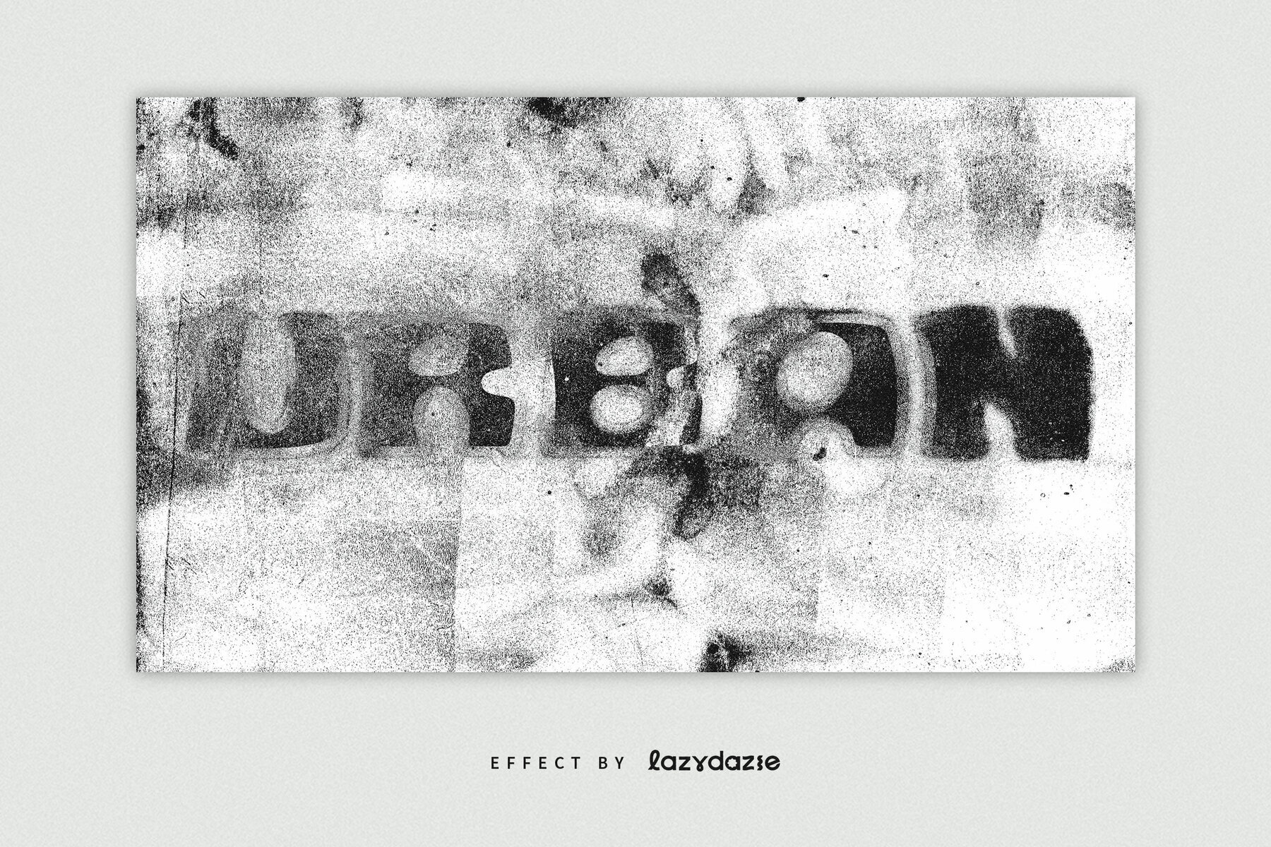 Grunge Graffiti Text Effect Mockup 3