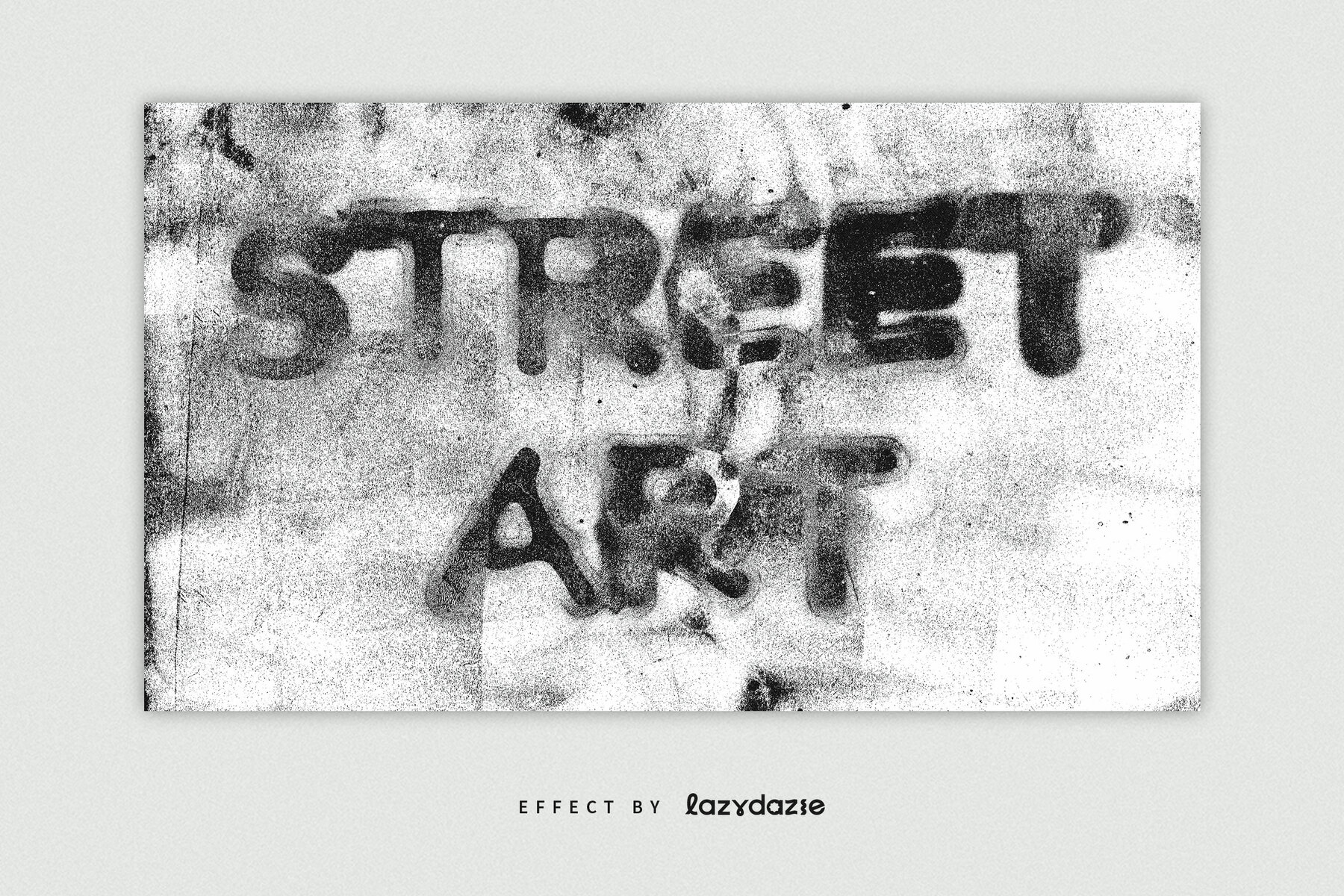 Grunge Graffiti Text Effect Mockup 4