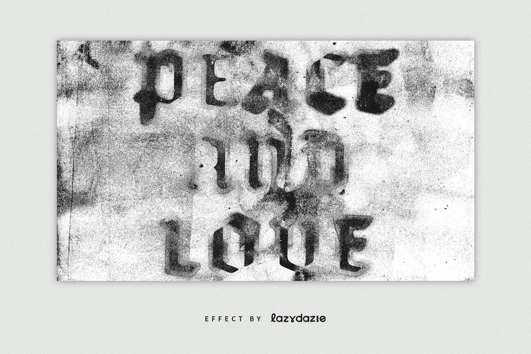 Grunge Graffiti Text Effect Mockup 5