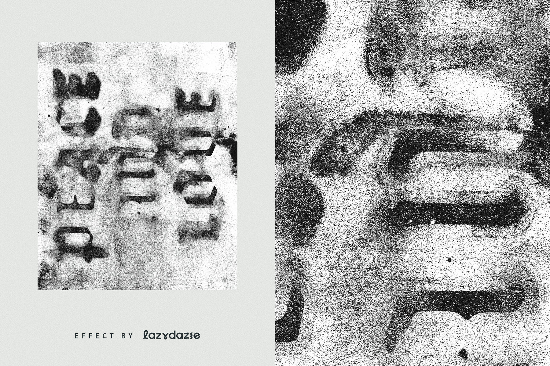 Grunge Graffiti Text Effect Mockup 6