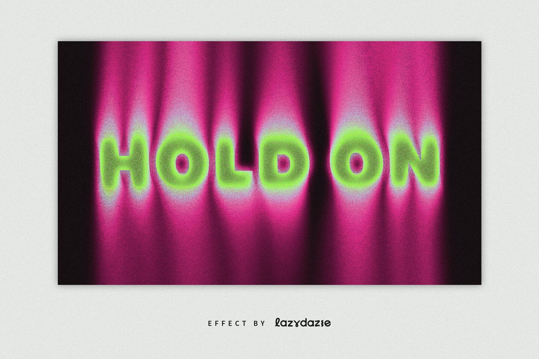 Pink Dissolving Text Effect Mockup 2