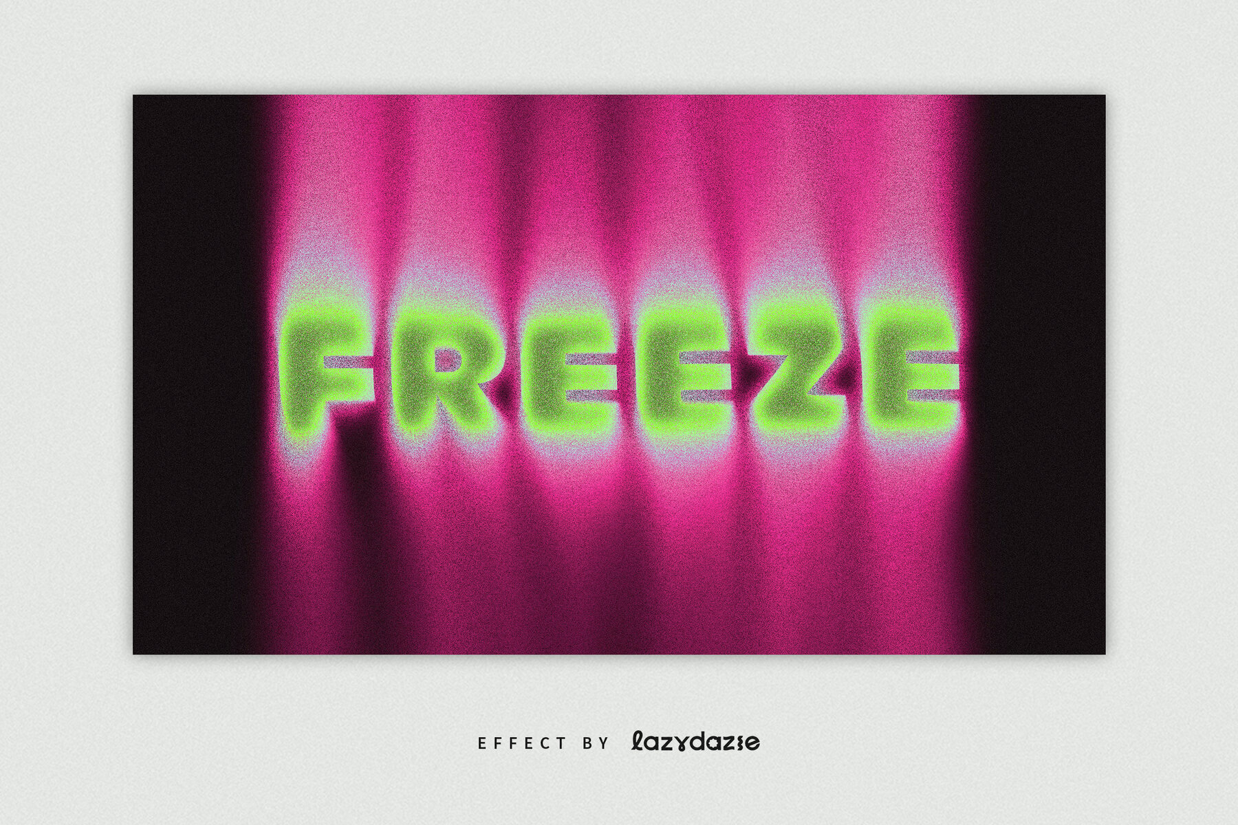 Pink Dissolving Text Effect Mockup 3