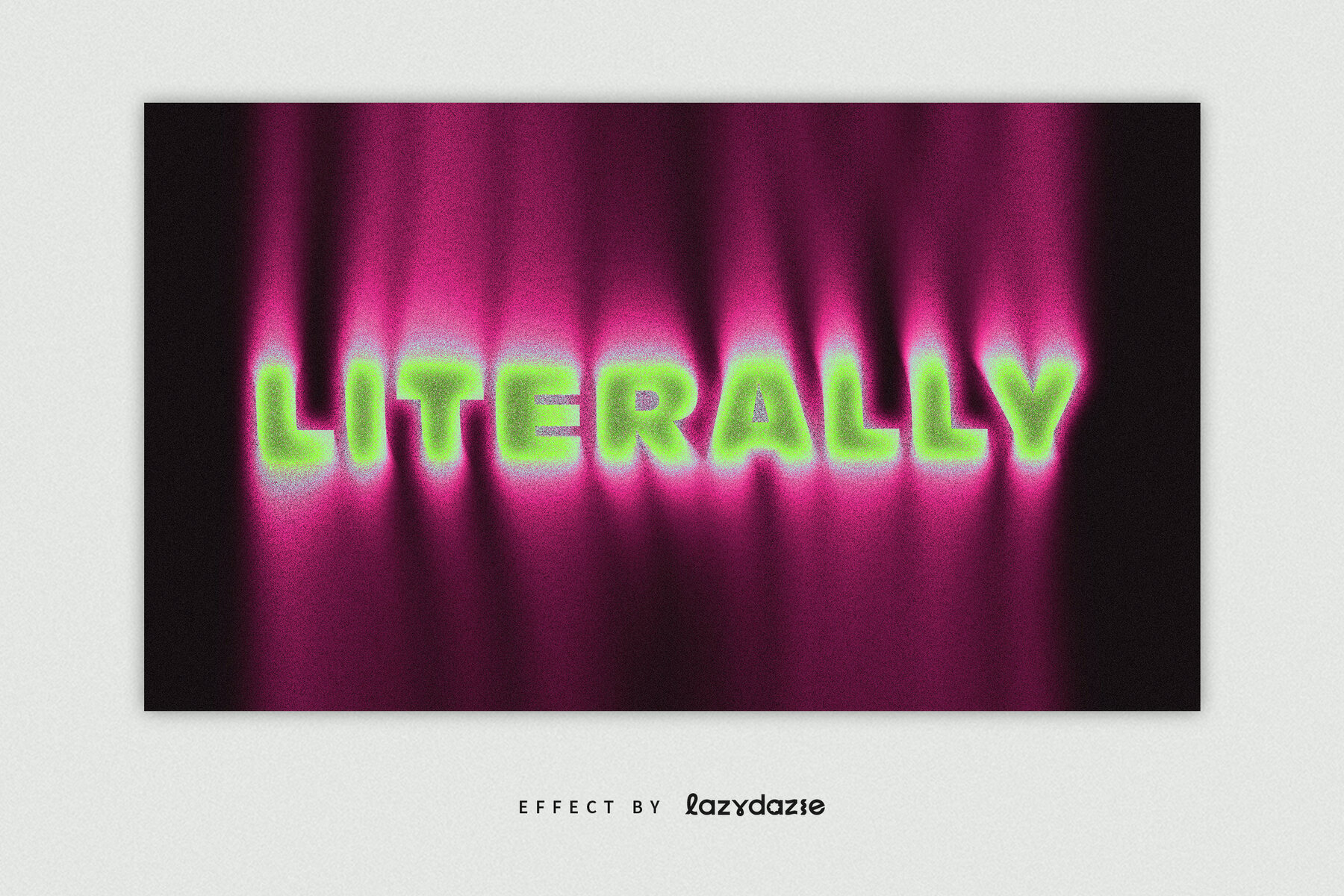 Pink Dissolving Text Effect Mockup 5