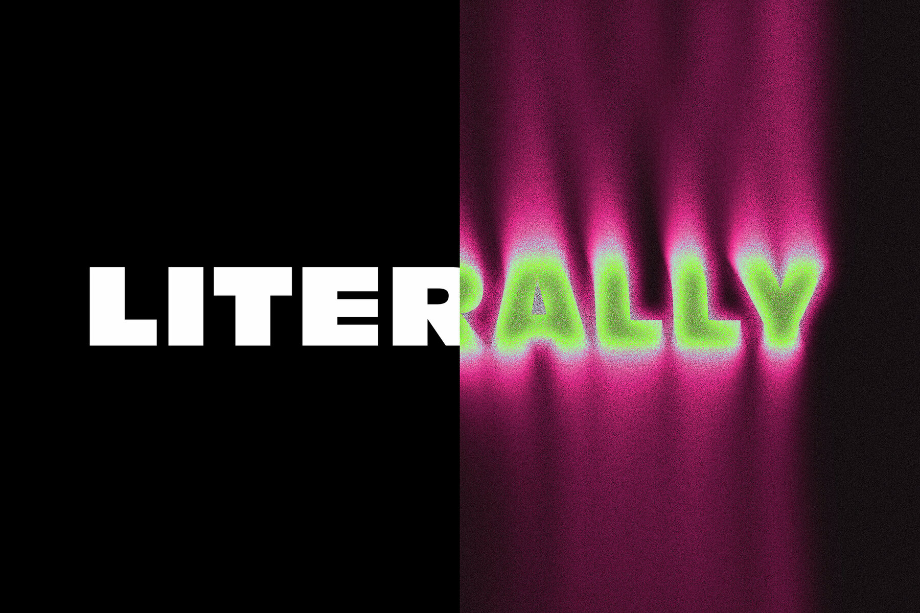 Pink Dissolving Text Effect Mockup 8