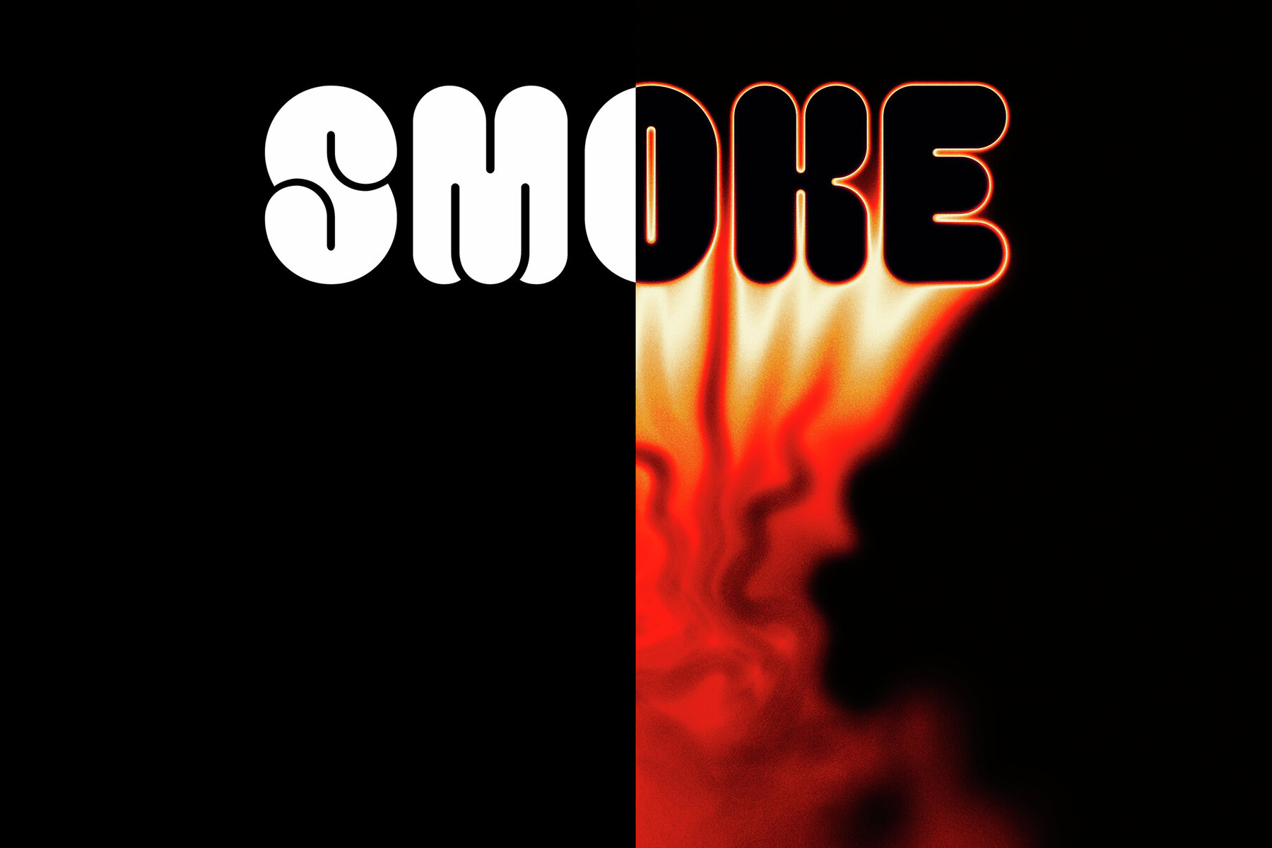 Orange Melting Text Effect Mockup 8