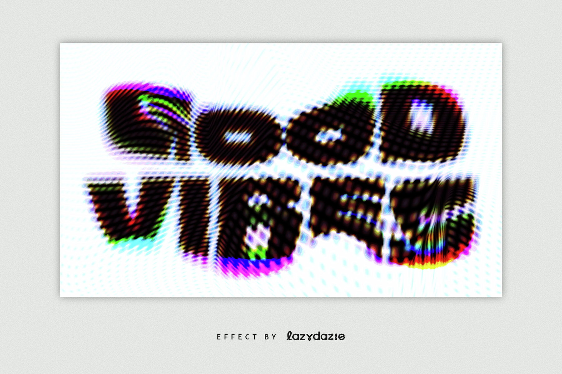 Warped Text Effect Mockup 4