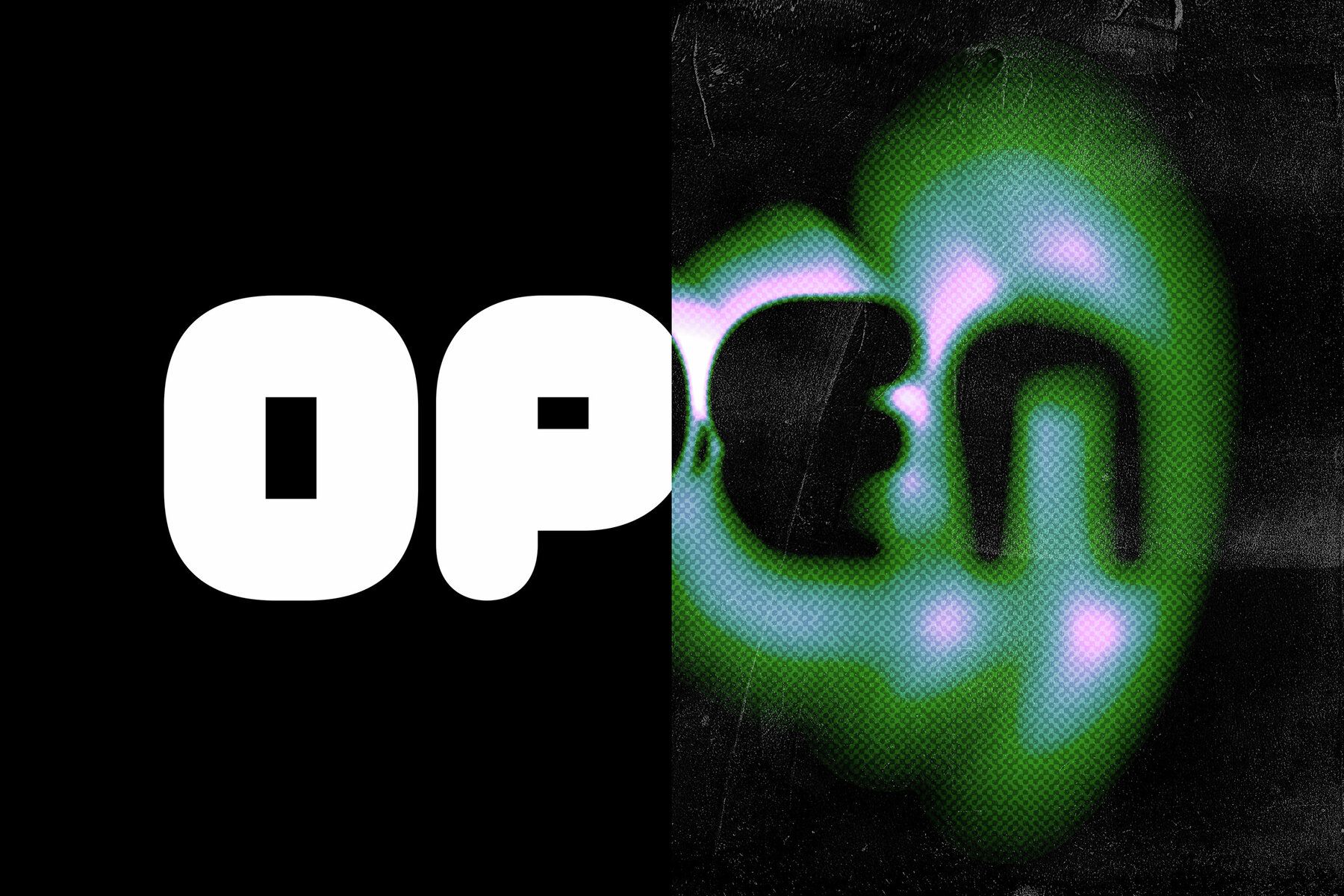 Distorted Text Effect Mockup 8