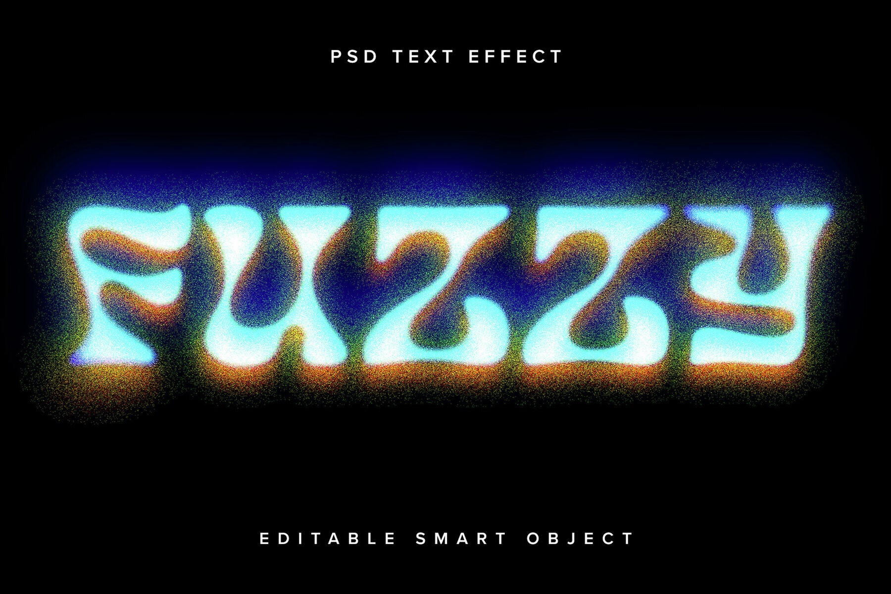 Dissolving Text Effect Mockup 1
