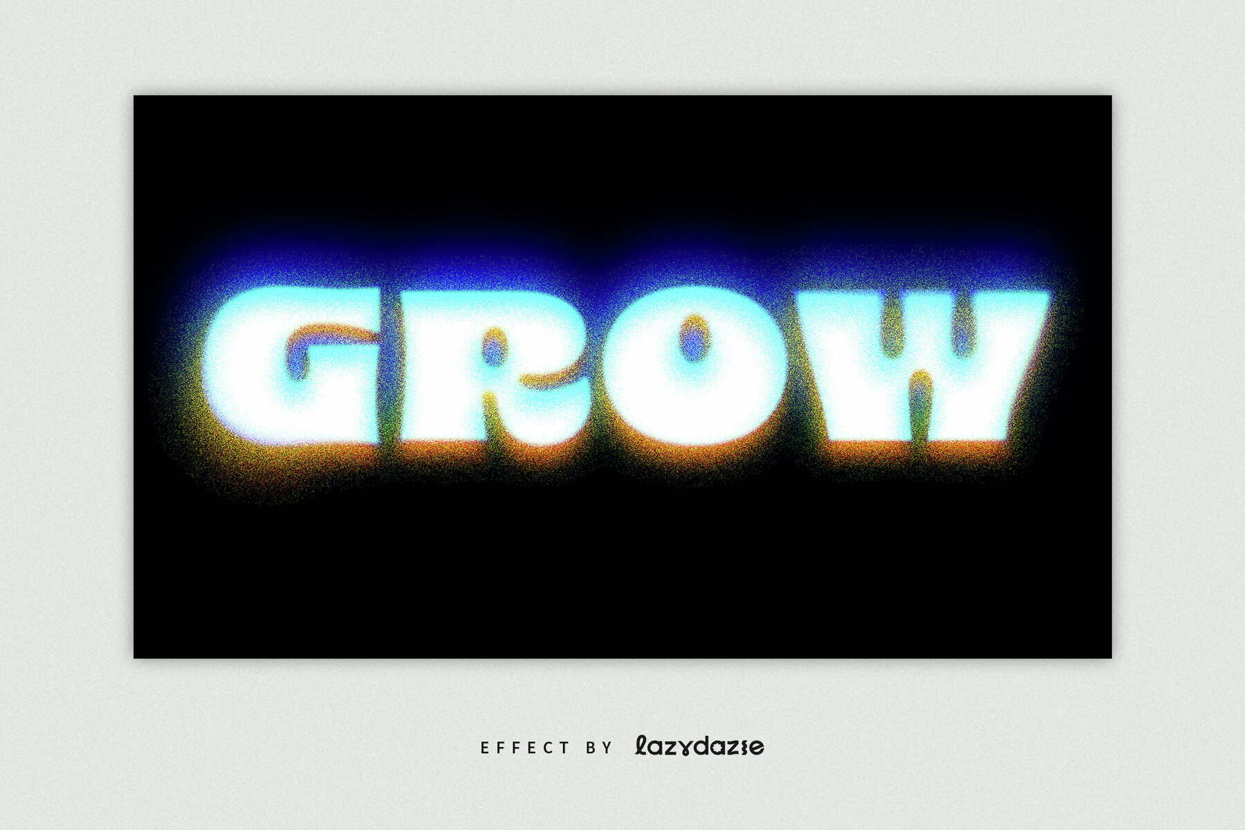 Dissolving Text Effect Mockup 3