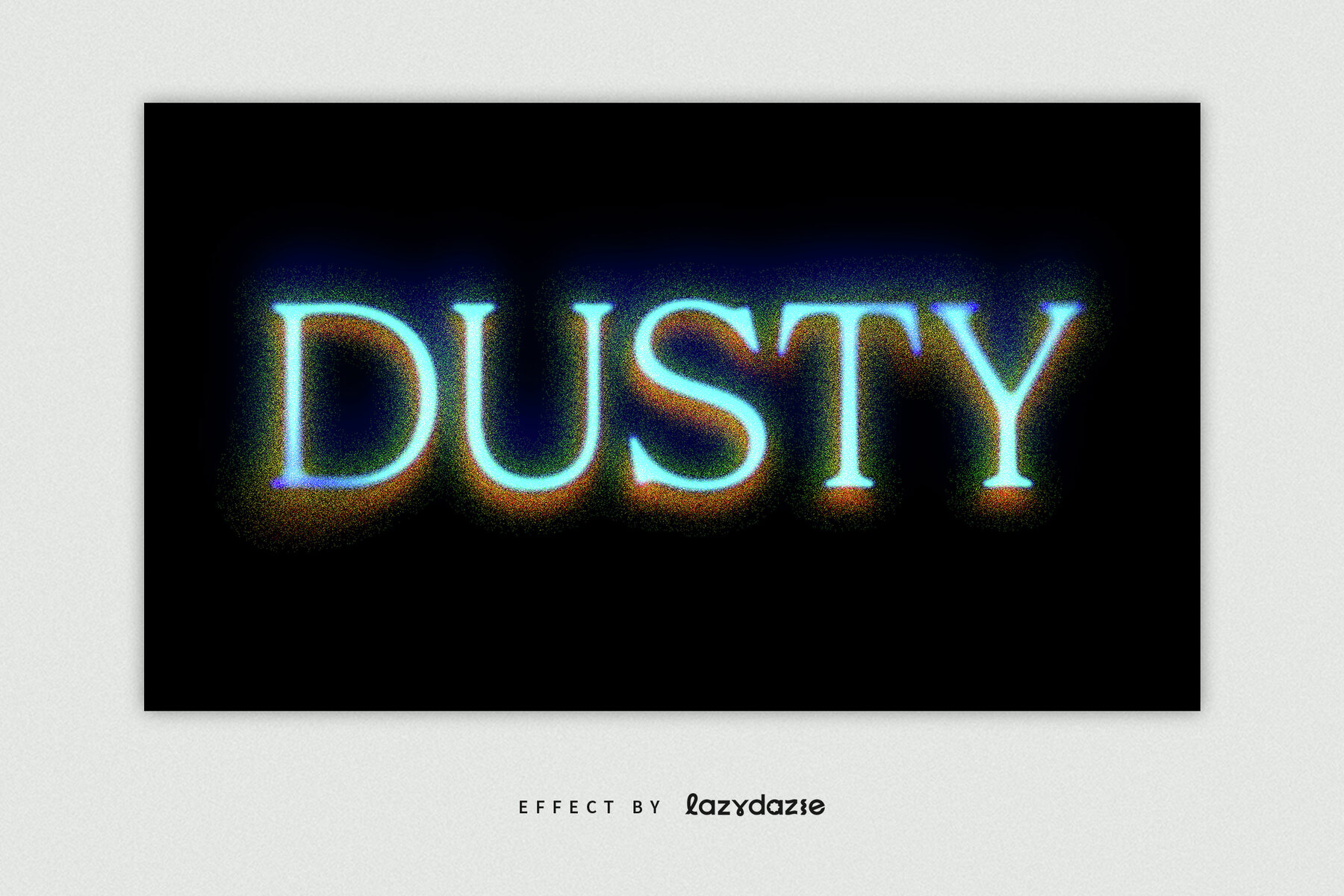 Dissolving Text Effect Mockup 4